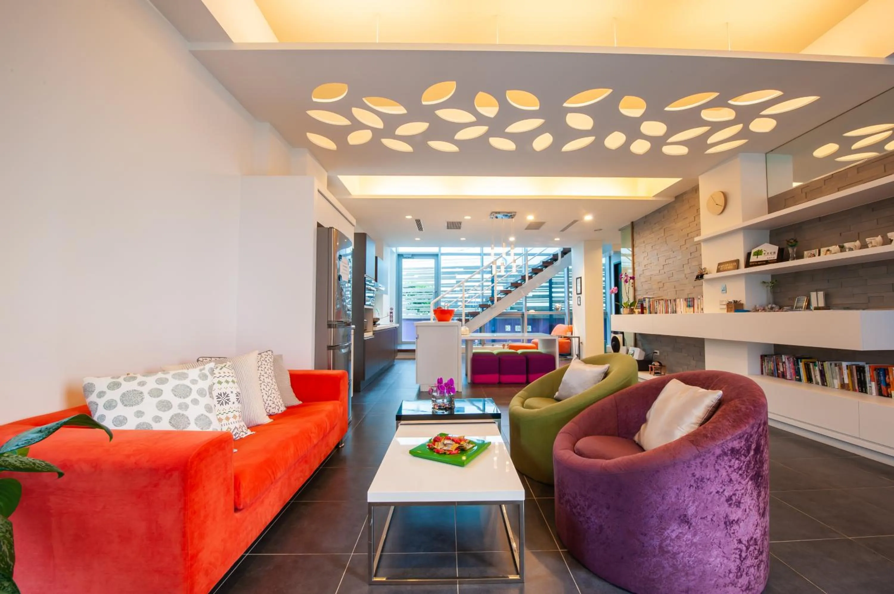 Living room in Hai Pu B&B