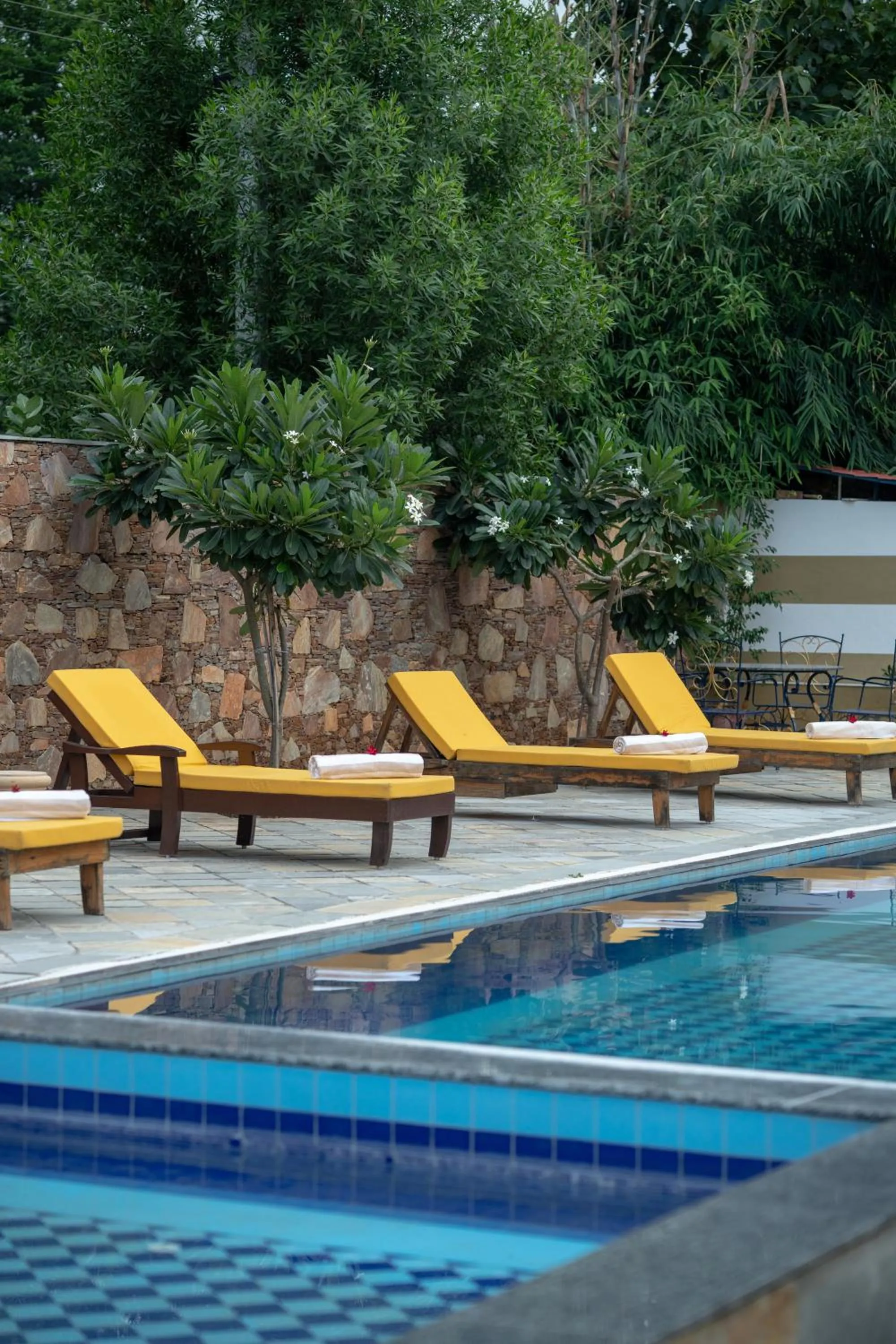 Swimming pool in Amaatra Resorts