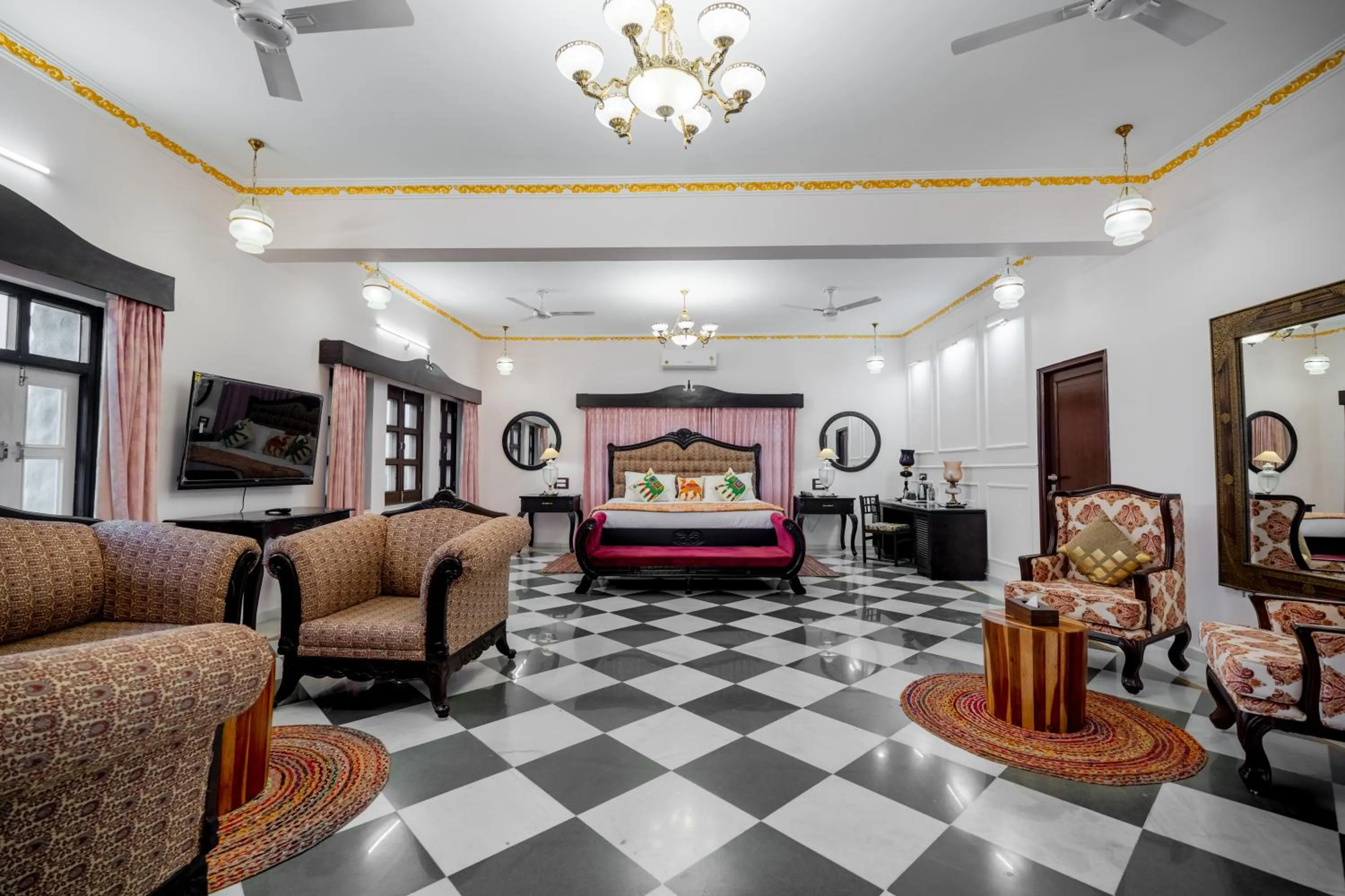 Bed in Amaatra Resorts