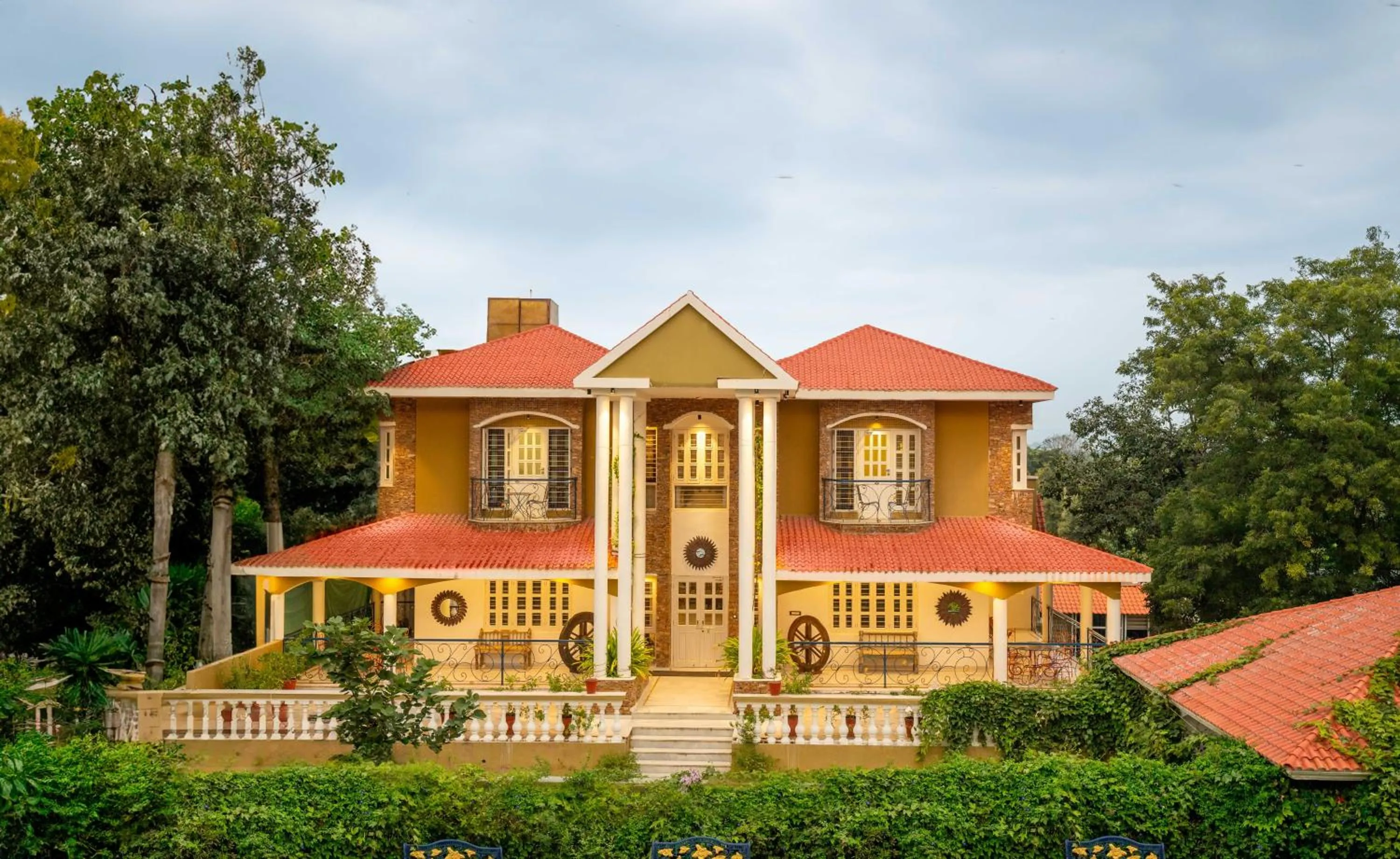 Facade/entrance in Amaatra Resorts