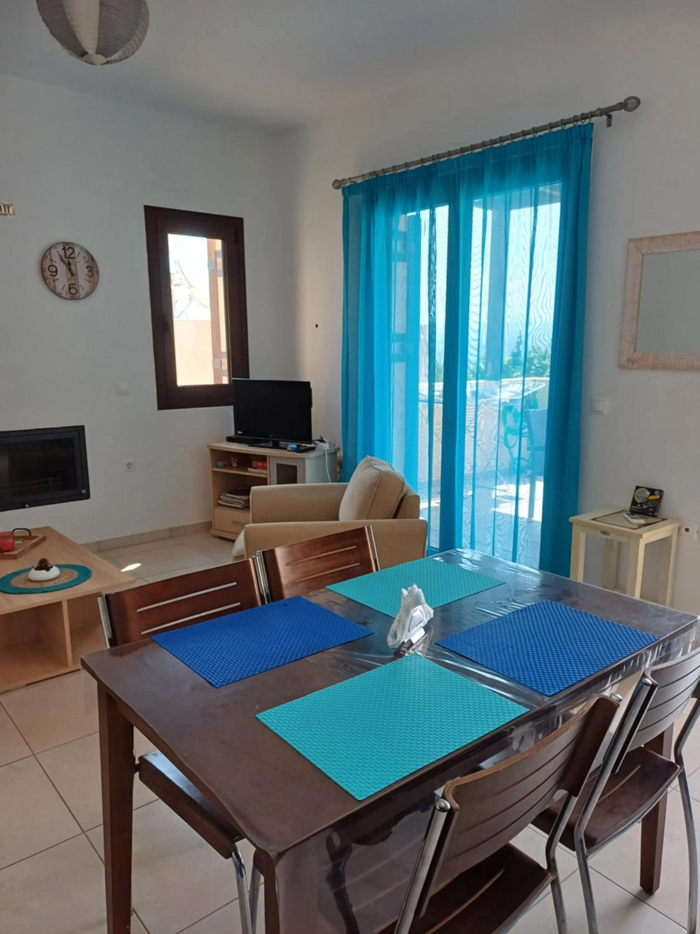 Living room in Angelica Sea View with Pool