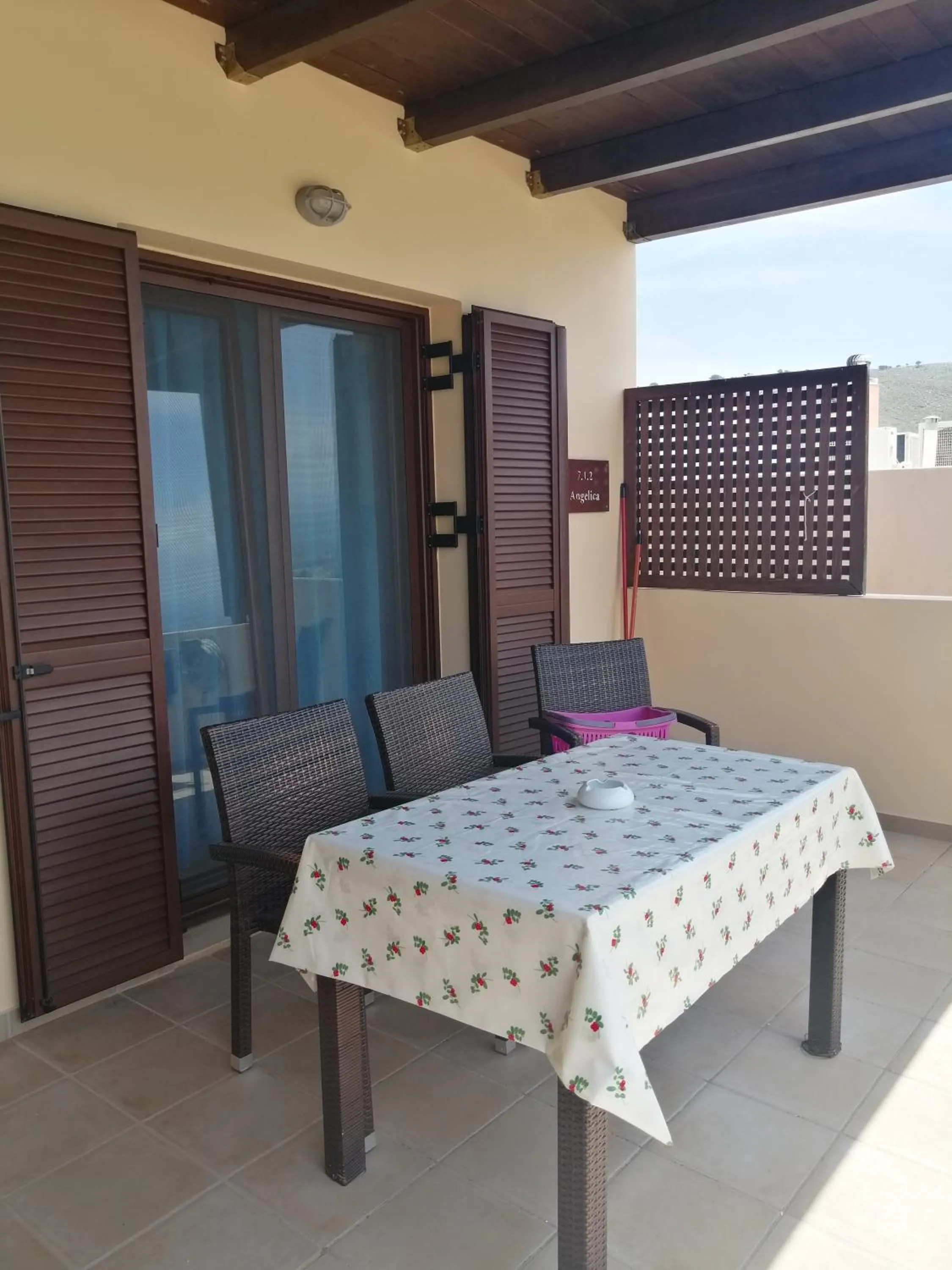 Balcony/Terrace in Angelica Sea View with Pool