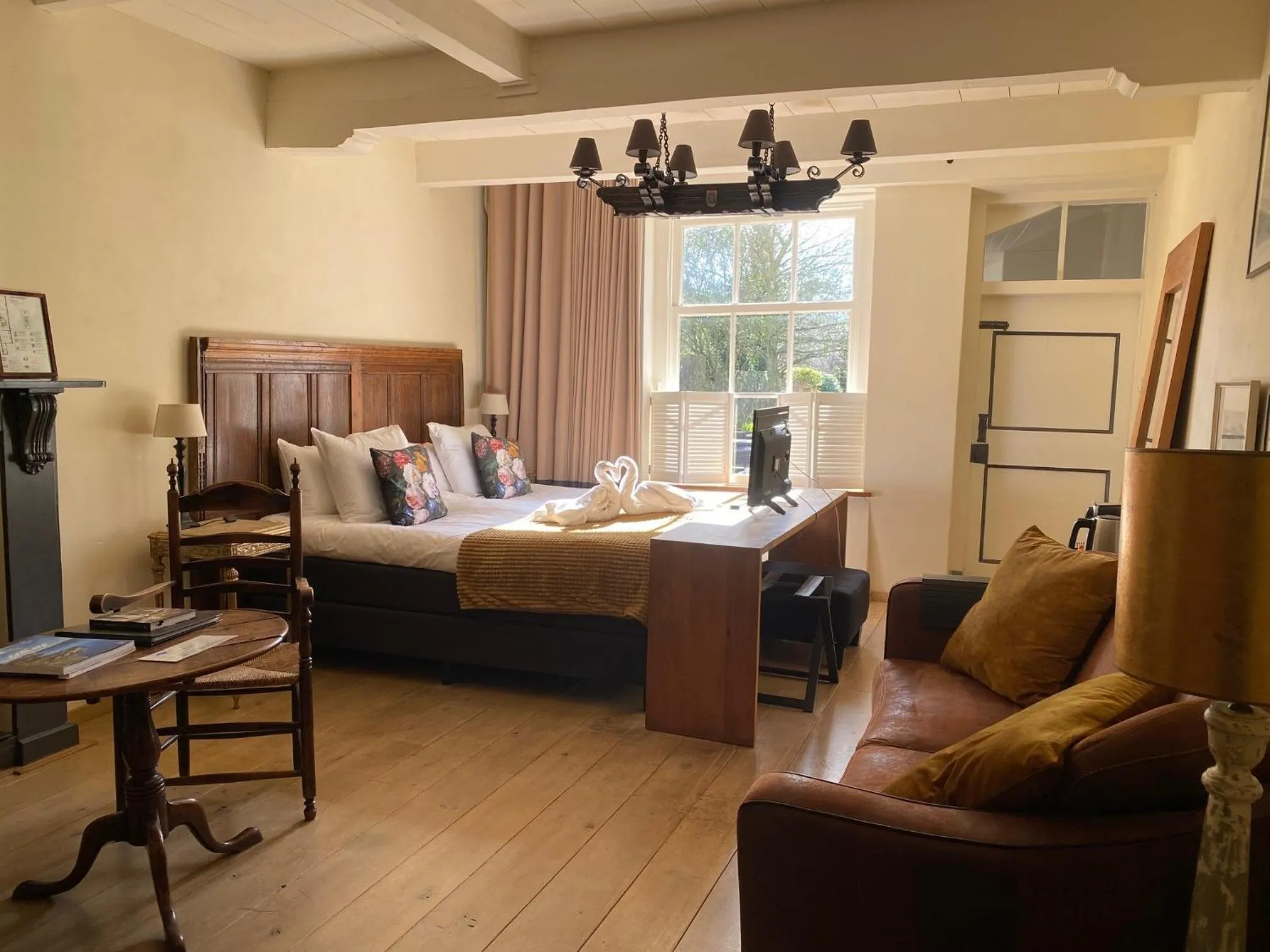 Bed in Auberge de Campveerse Toren