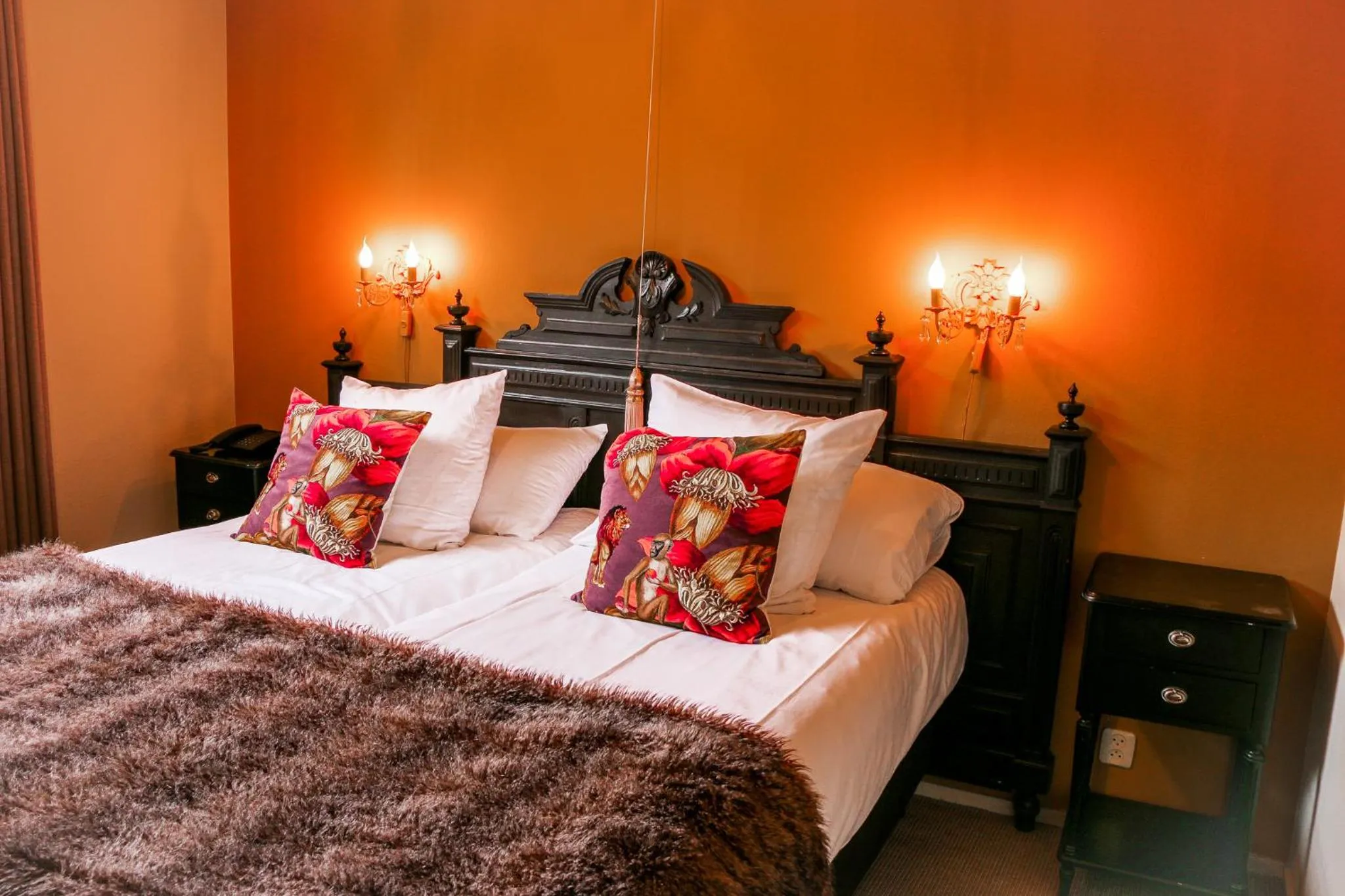 Bed in Auberge de Campveerse Toren