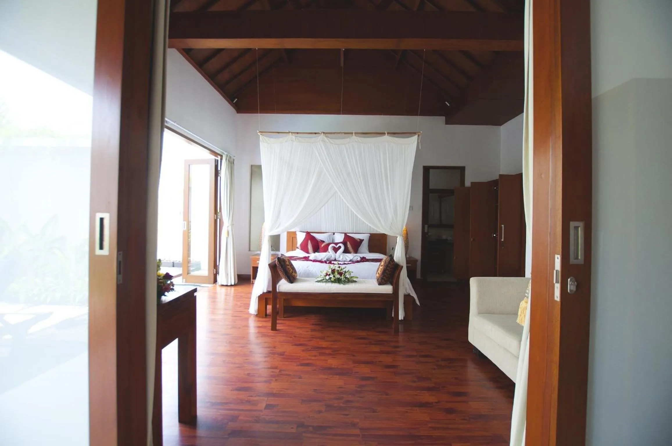 Bedroom, Bed in Villa Bougainville