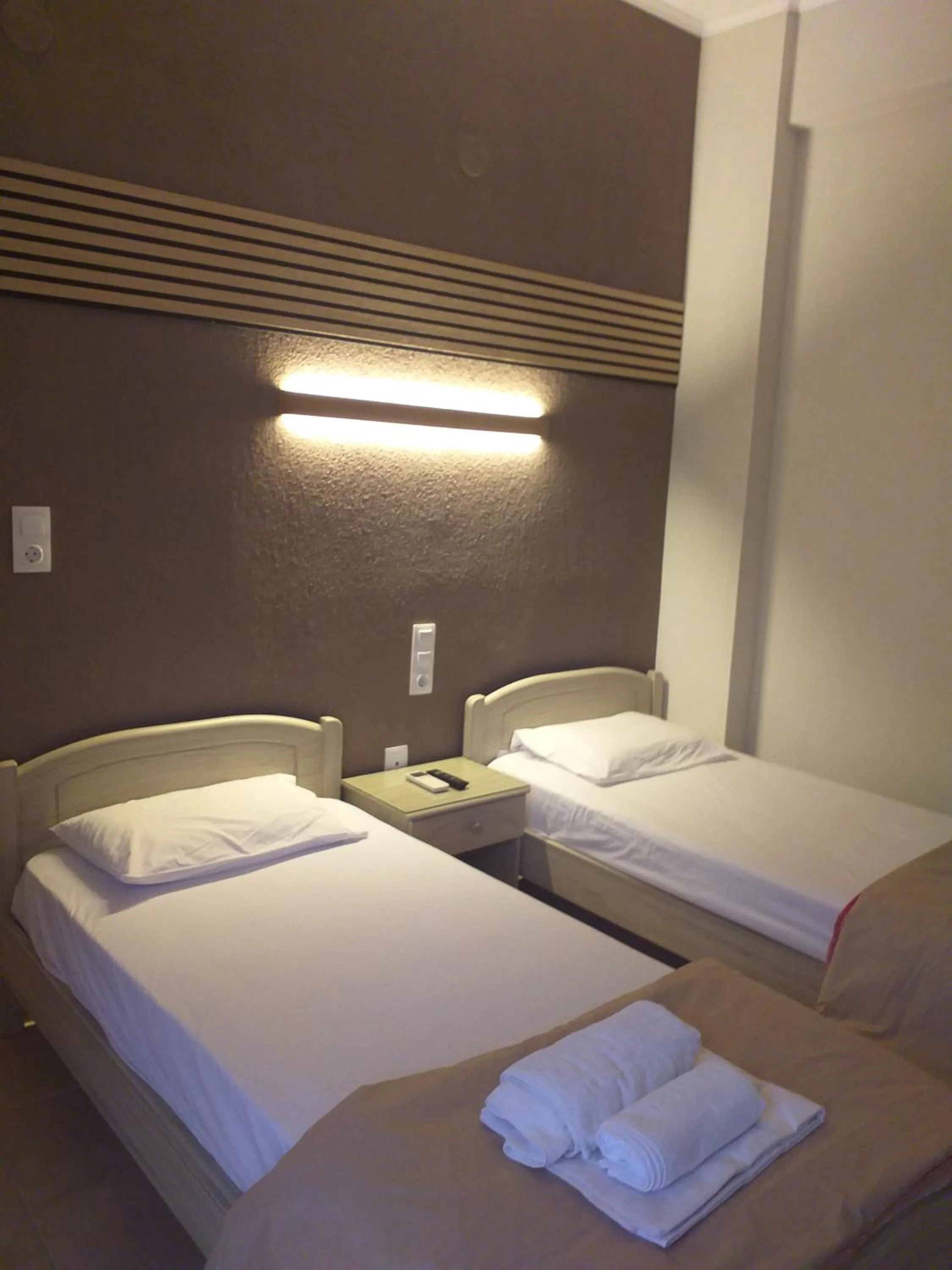 Bed in Hotel Isidora