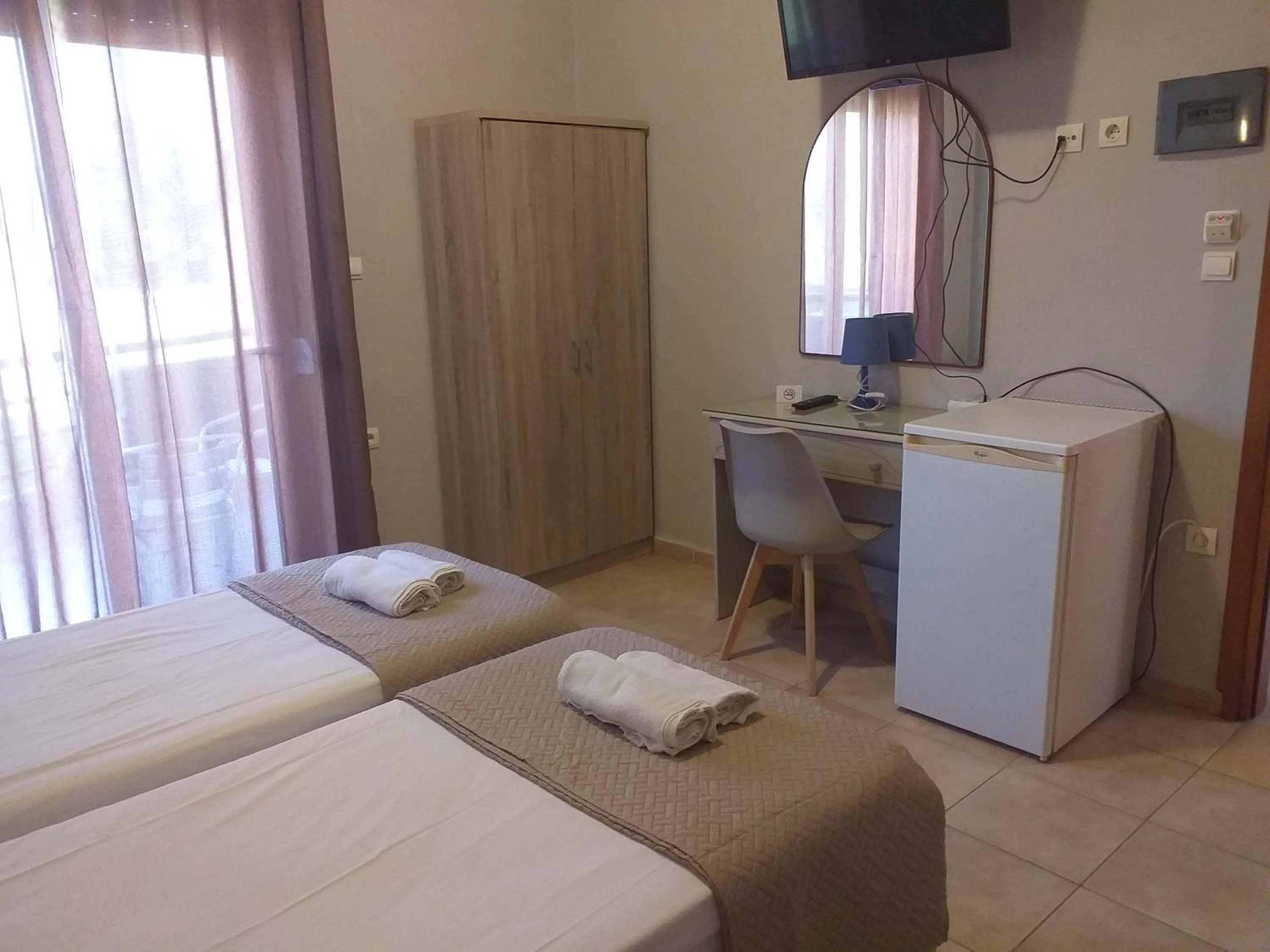 Bed in Hotel Isidora