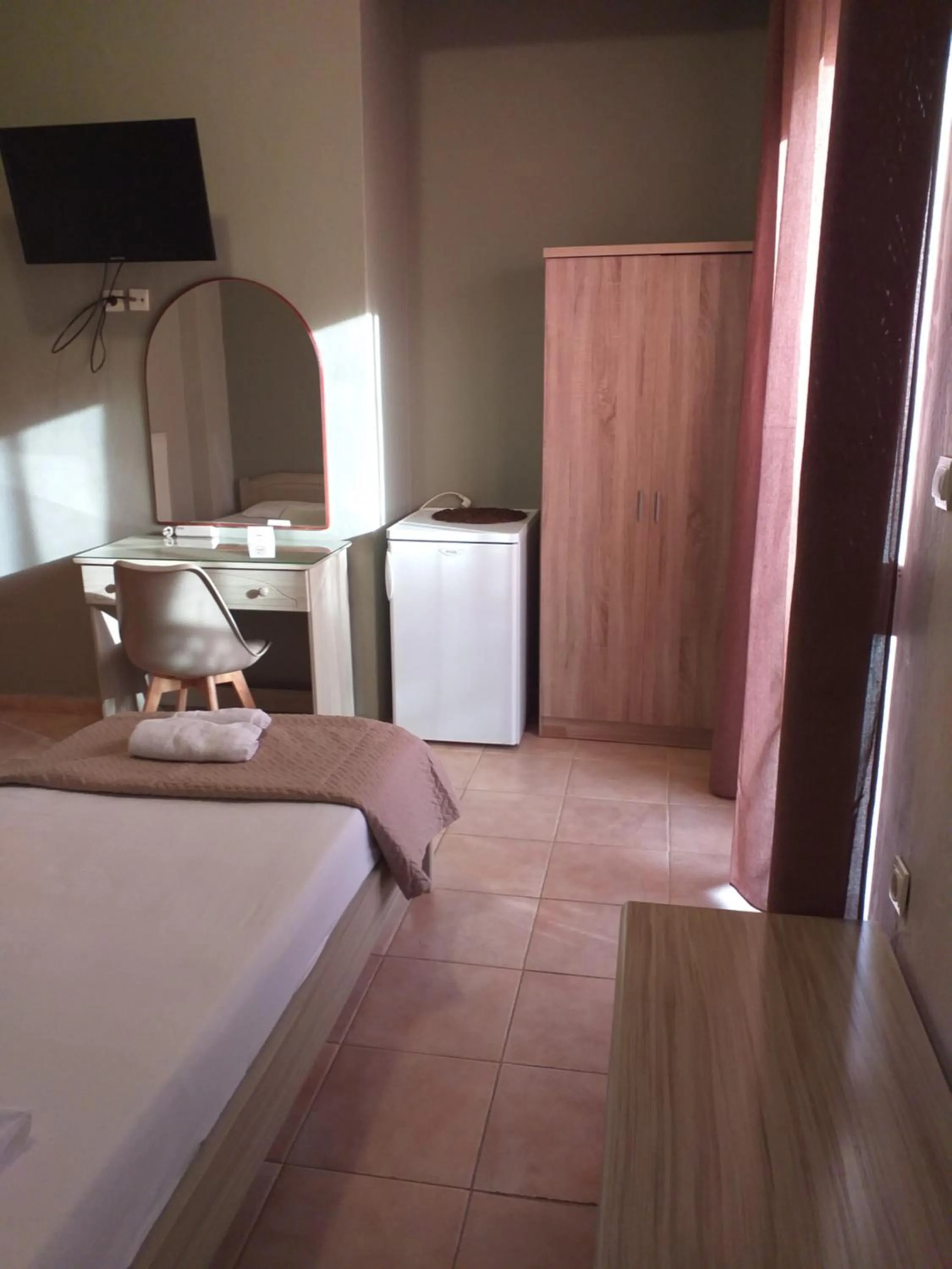 Bed in Hotel Isidora