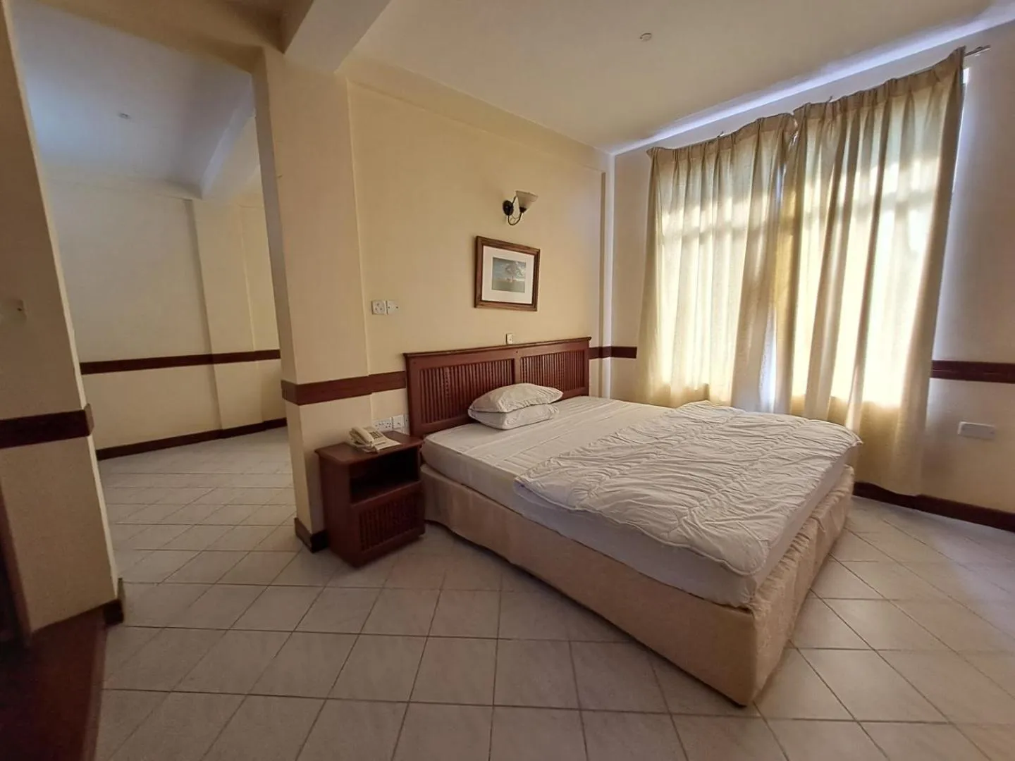 Bed in Moshi Leopard Hotel