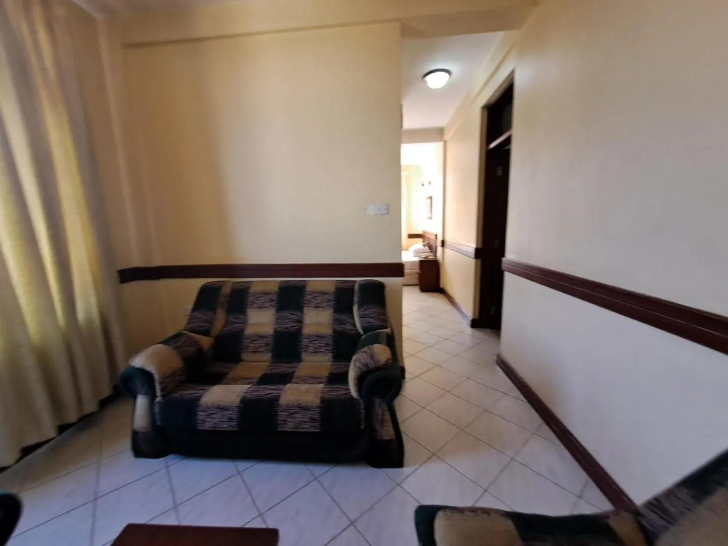 Living room in Moshi Leopard Hotel