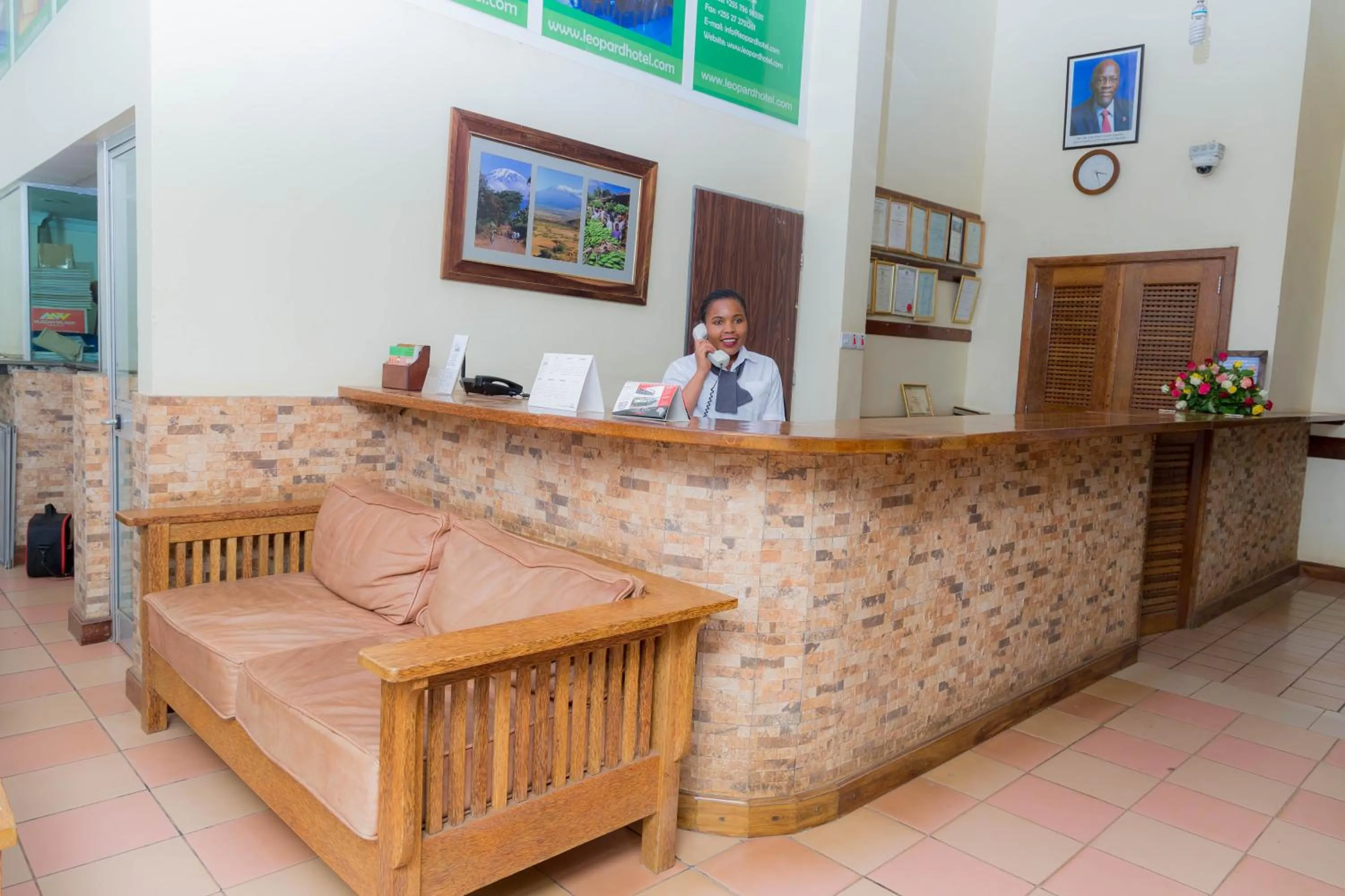 Lobby or reception in Moshi Leopard Hotel