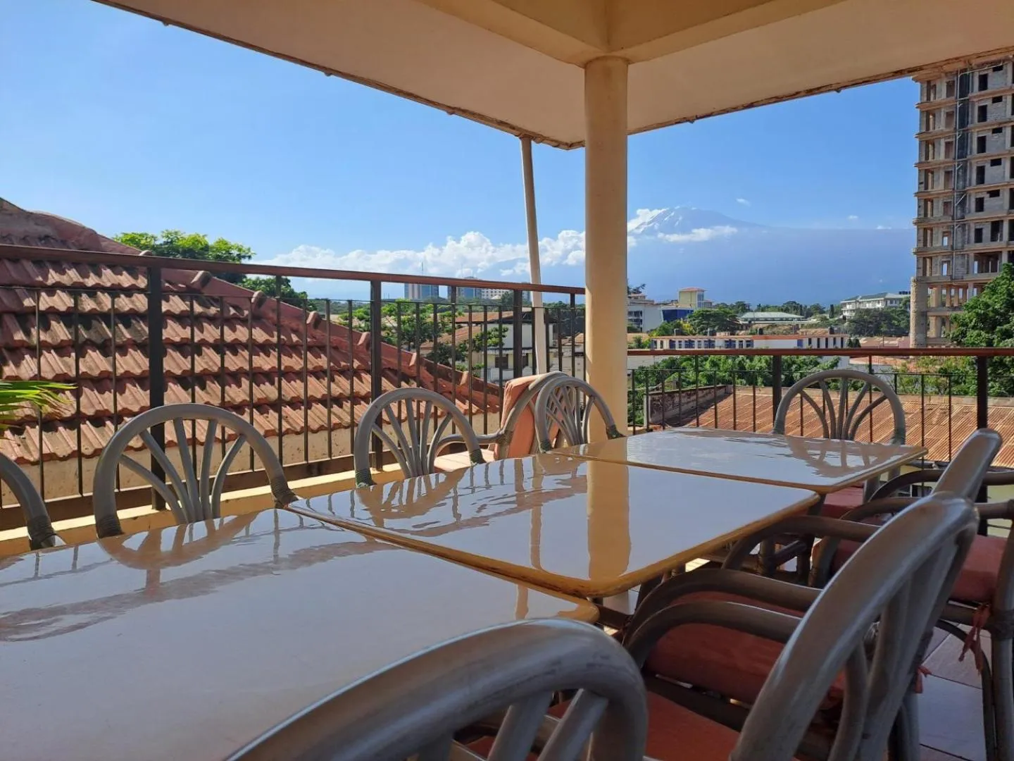 Balcony/Terrace in Moshi Leopard Hotel