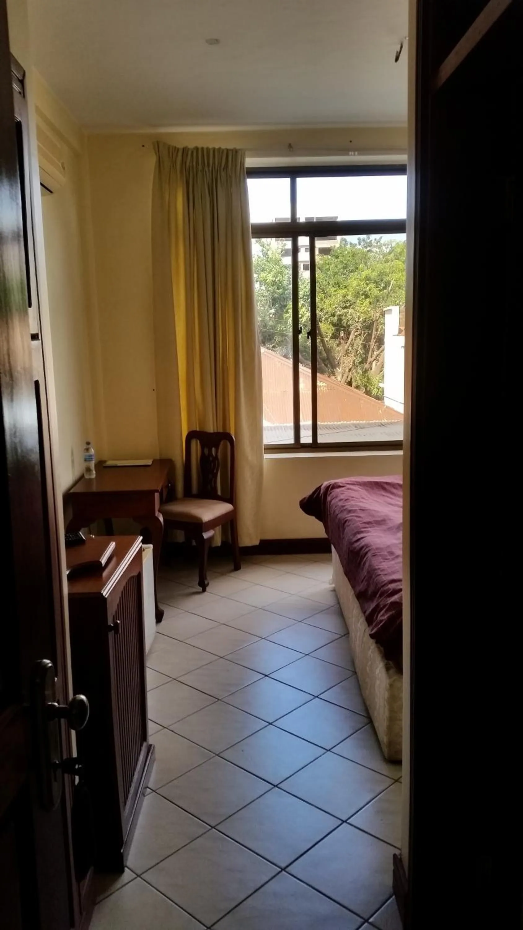 Bedroom in Moshi Leopard Hotel