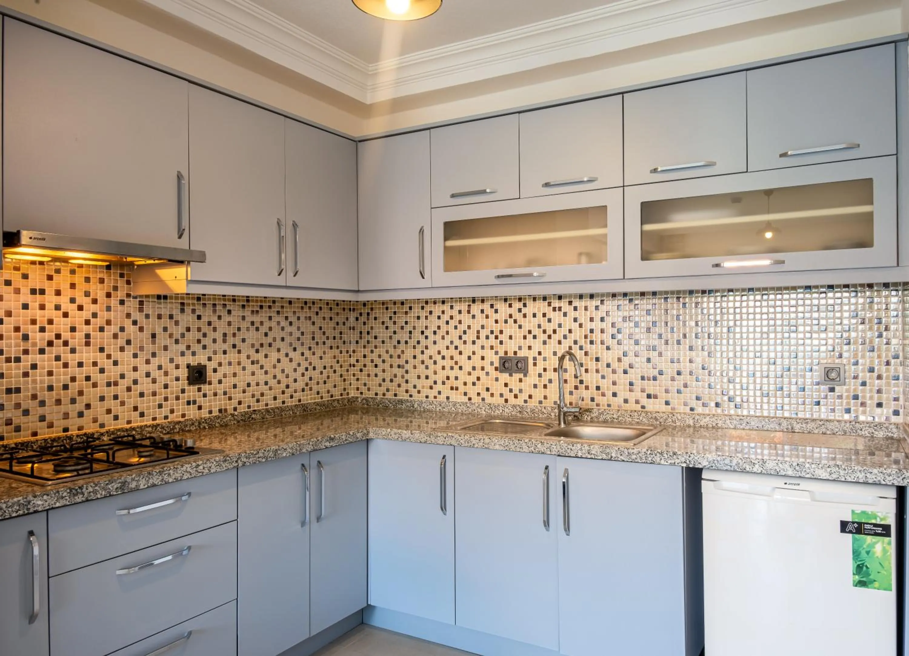 Kitchen or kitchenette in Datça Işık Apart