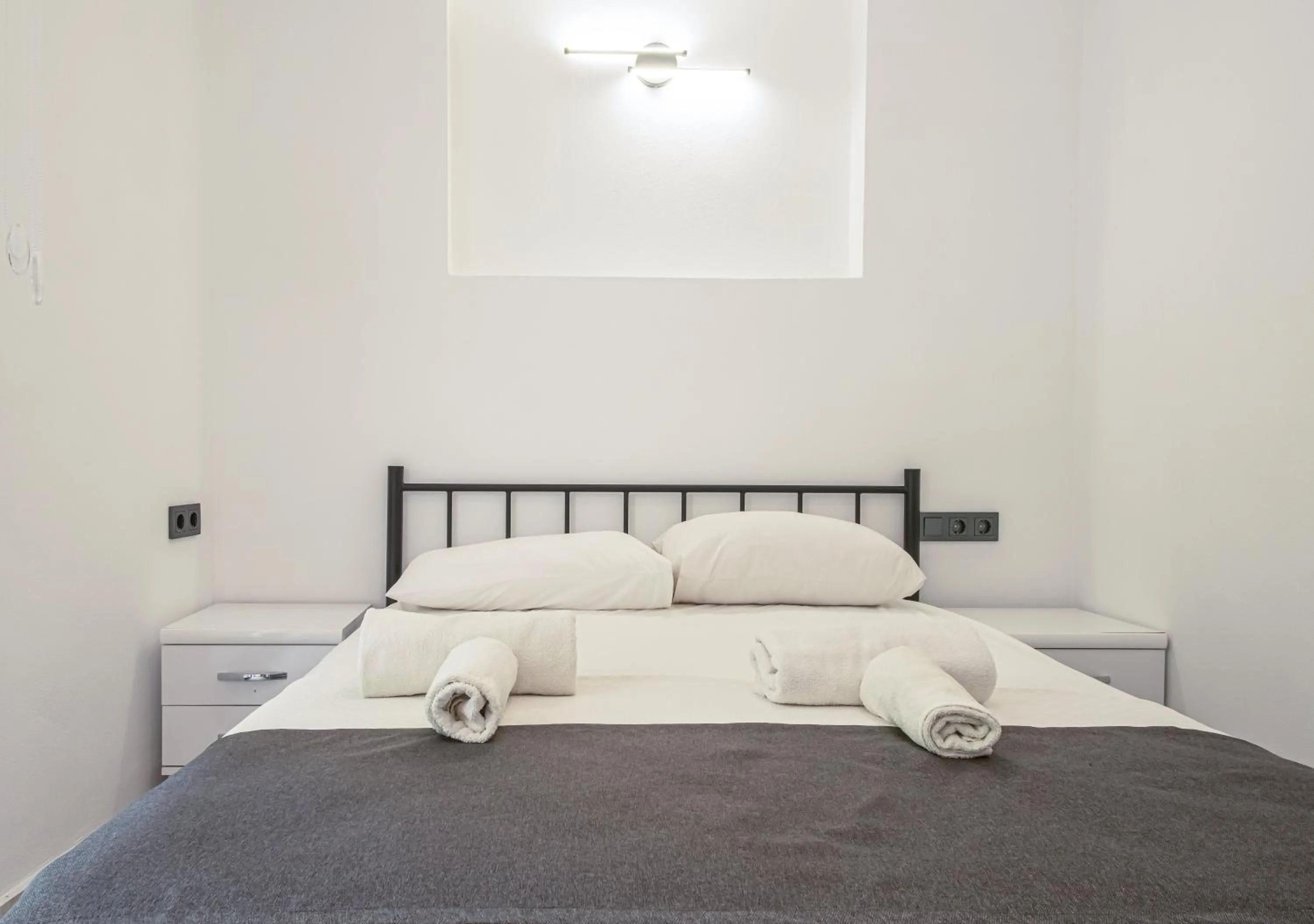 Bed in Datça Işık Apart