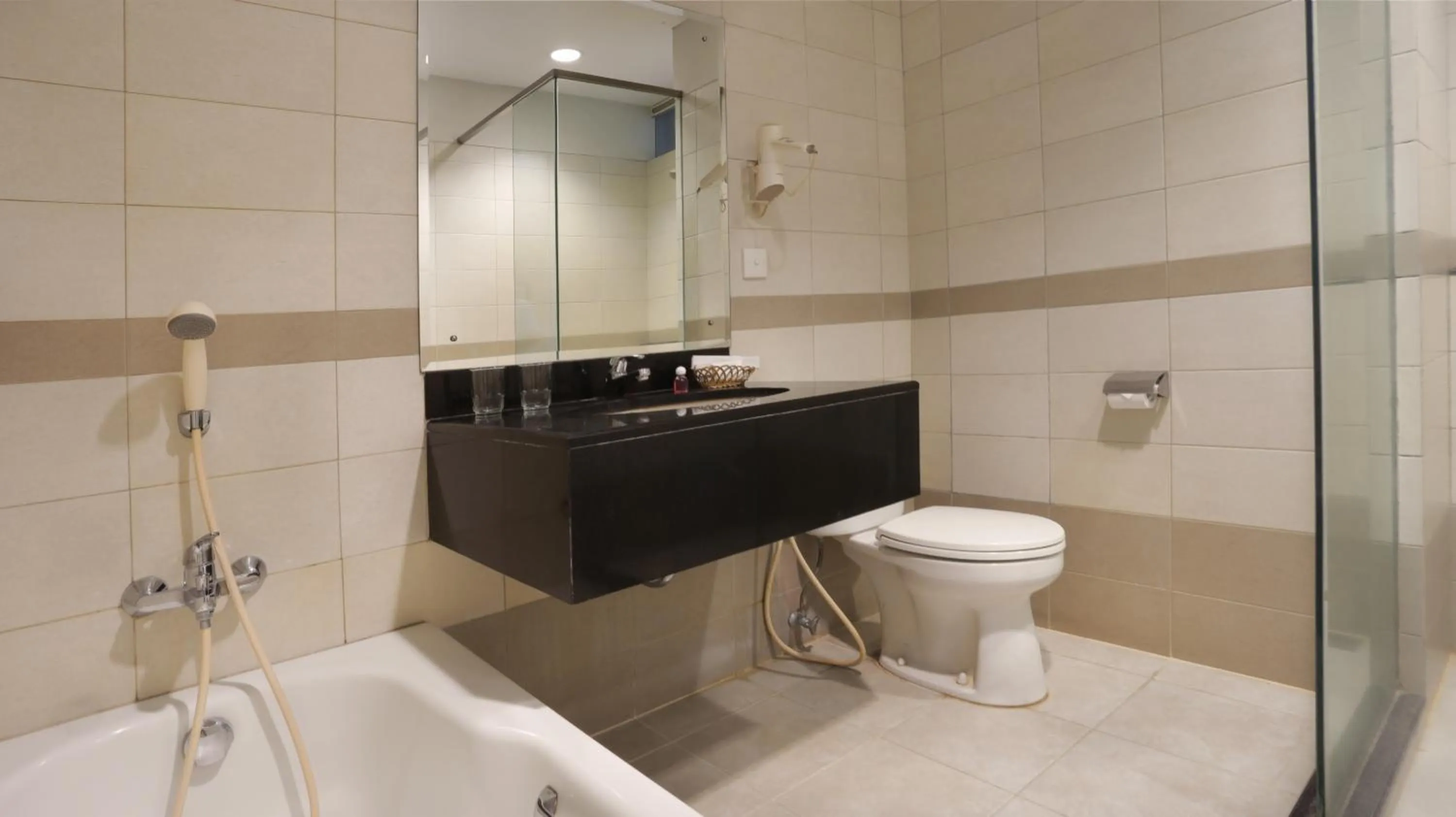 Bathroom in Hotel Quirin