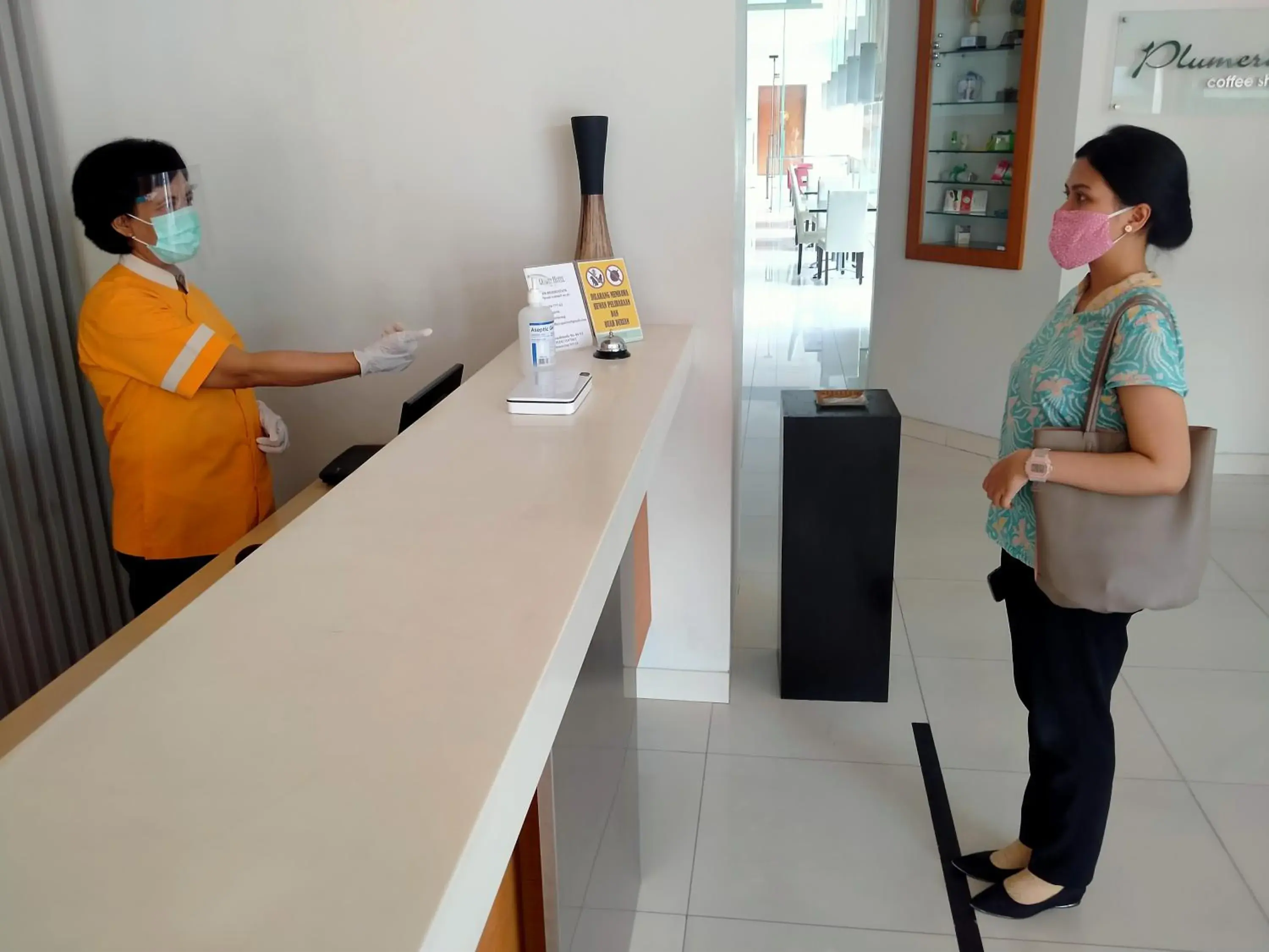 Lobby or reception in Hotel Quirin Lobby or reception in Hotel Quirin