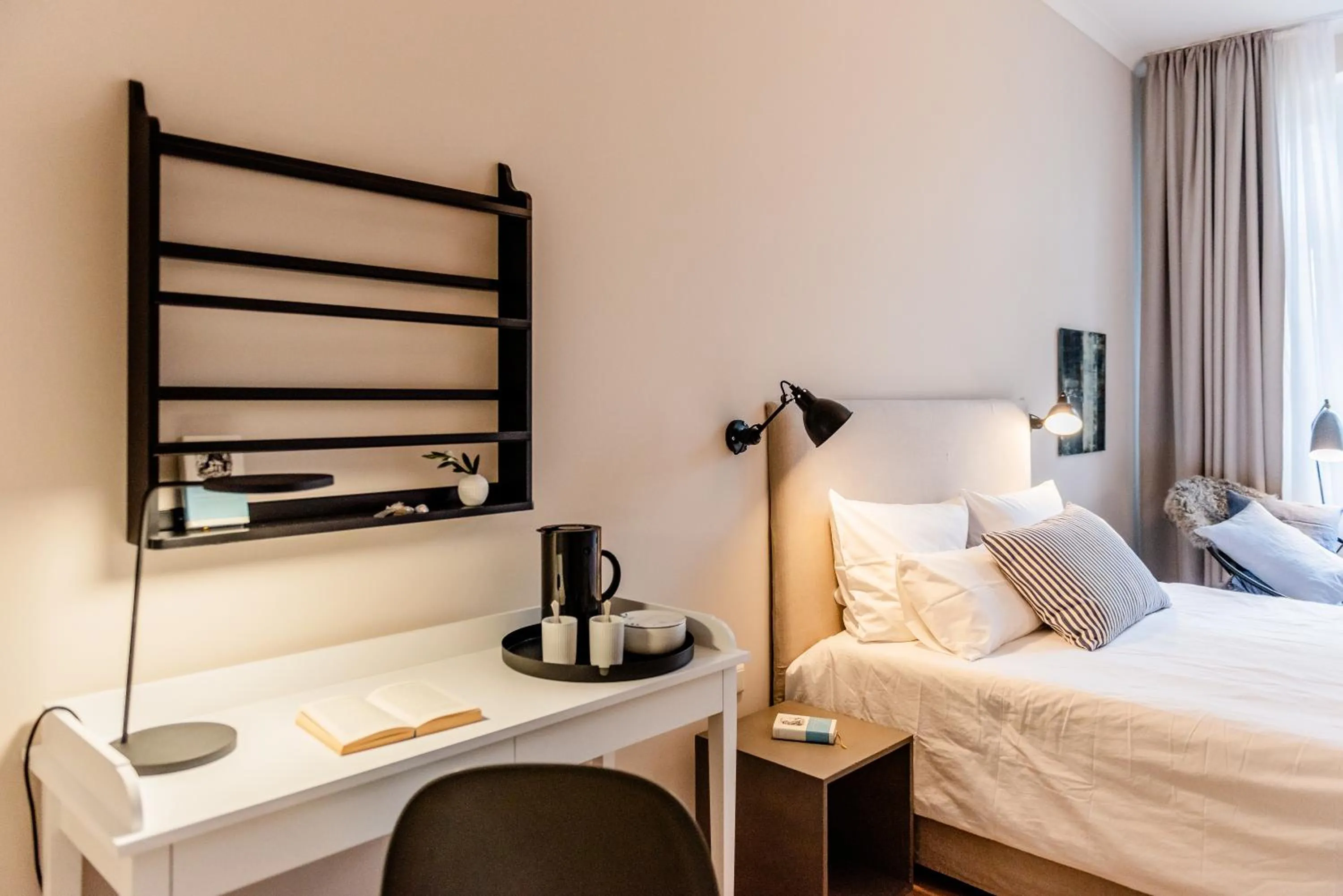 Bed in Aarskogs Boutique Hotel