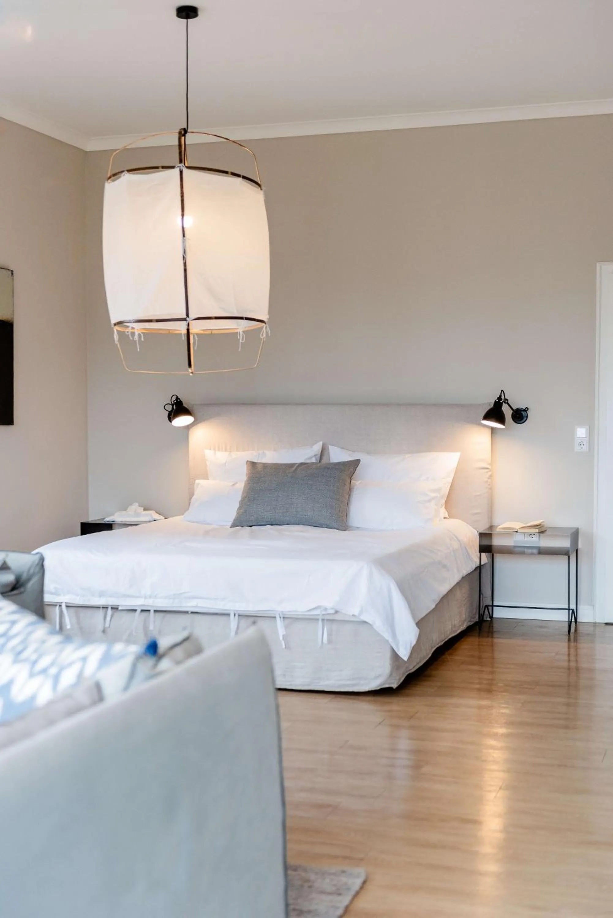 Bed in Aarskogs Boutique Hotel