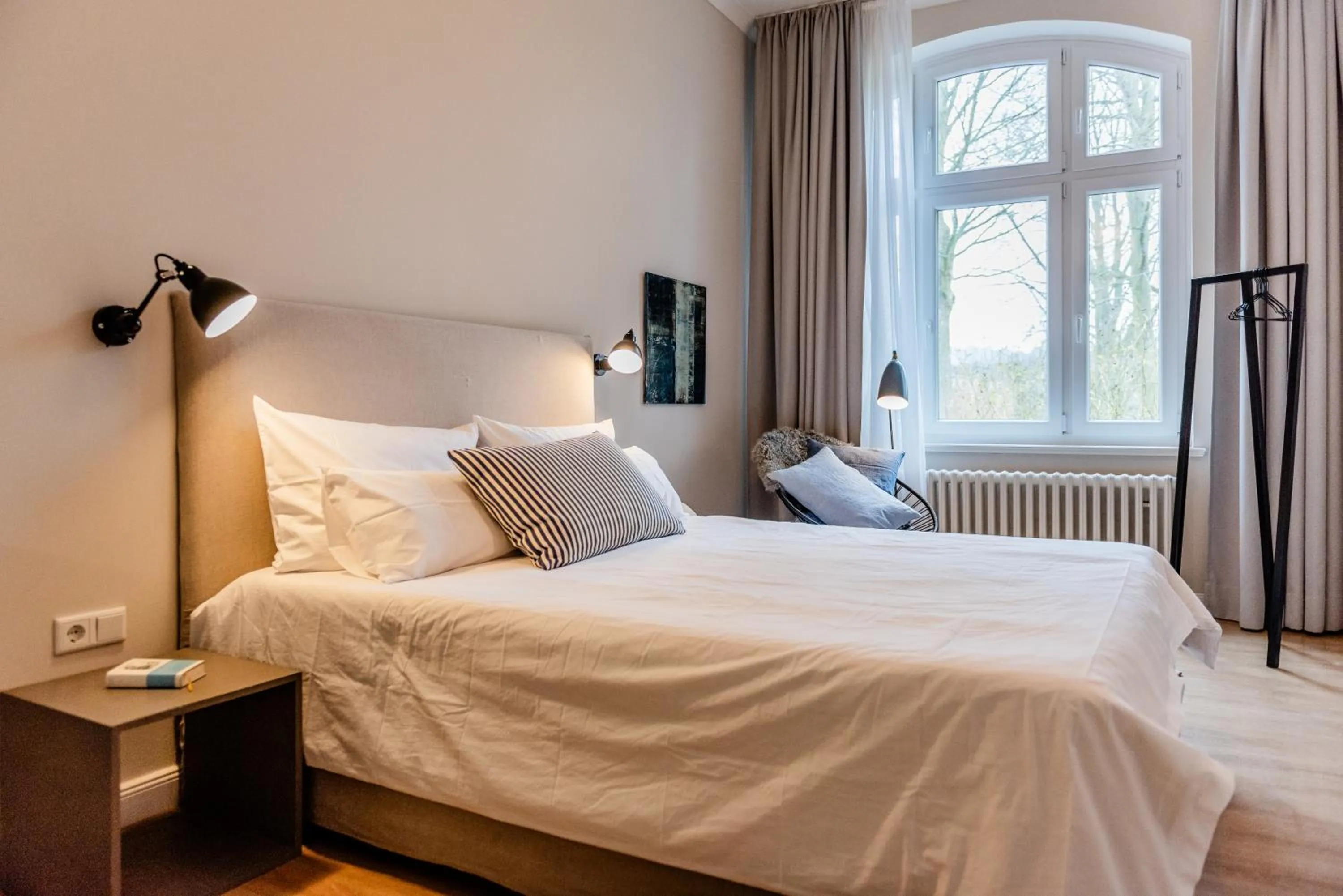 Bed in Aarskogs Boutique Hotel