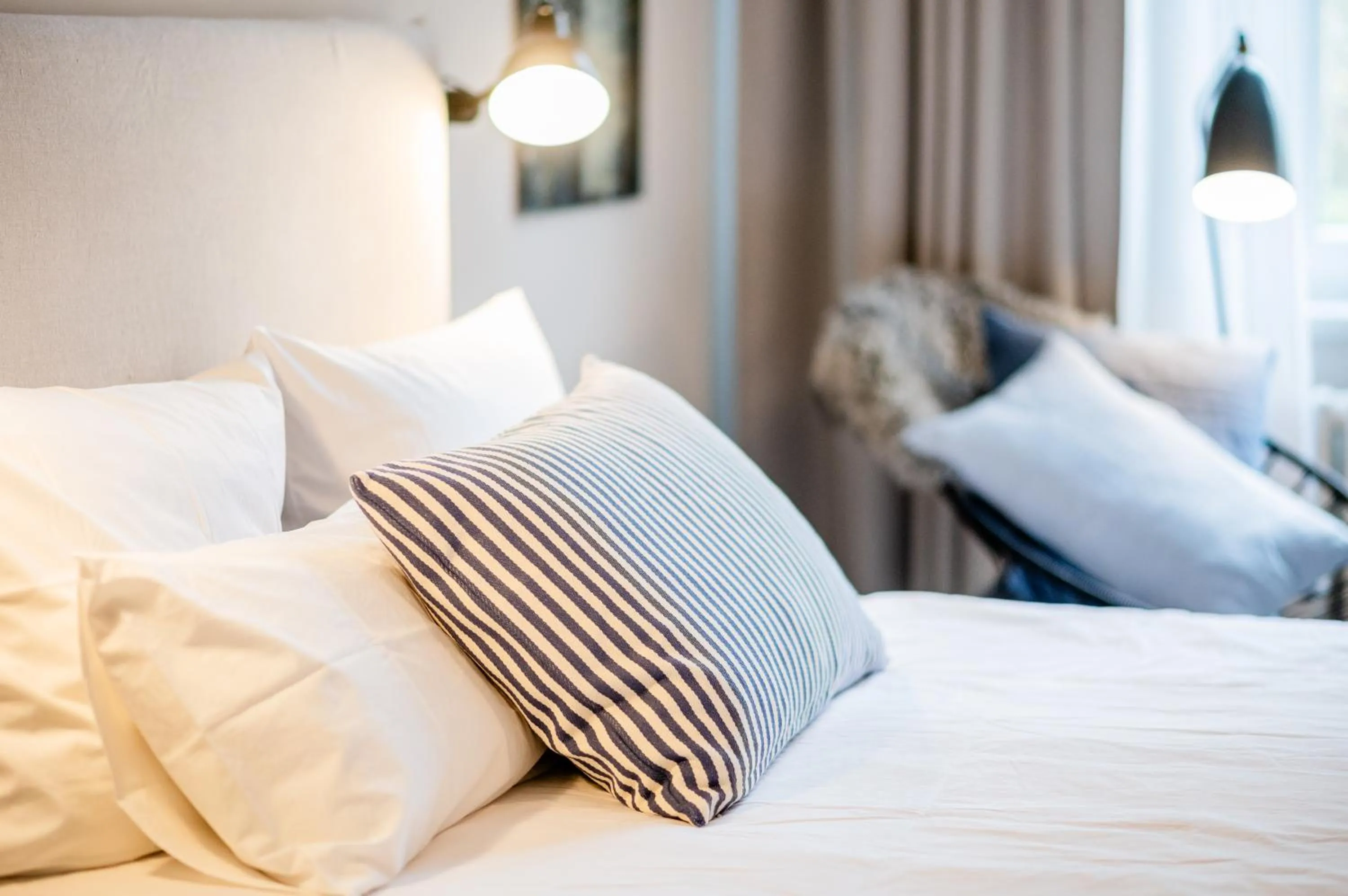 Bed in Aarskogs Boutique Hotel