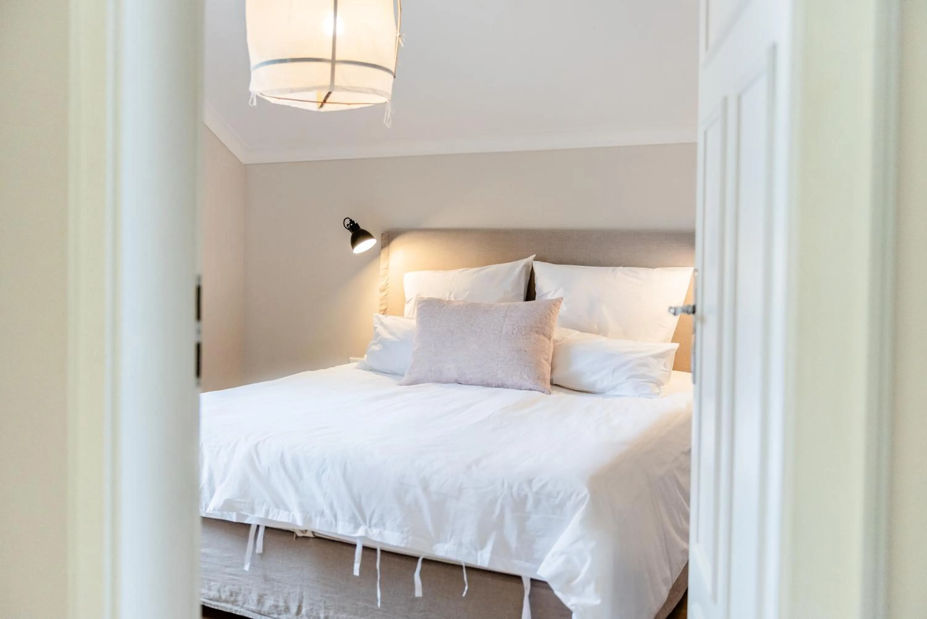 Bed in Aarskogs Boutique Hotel