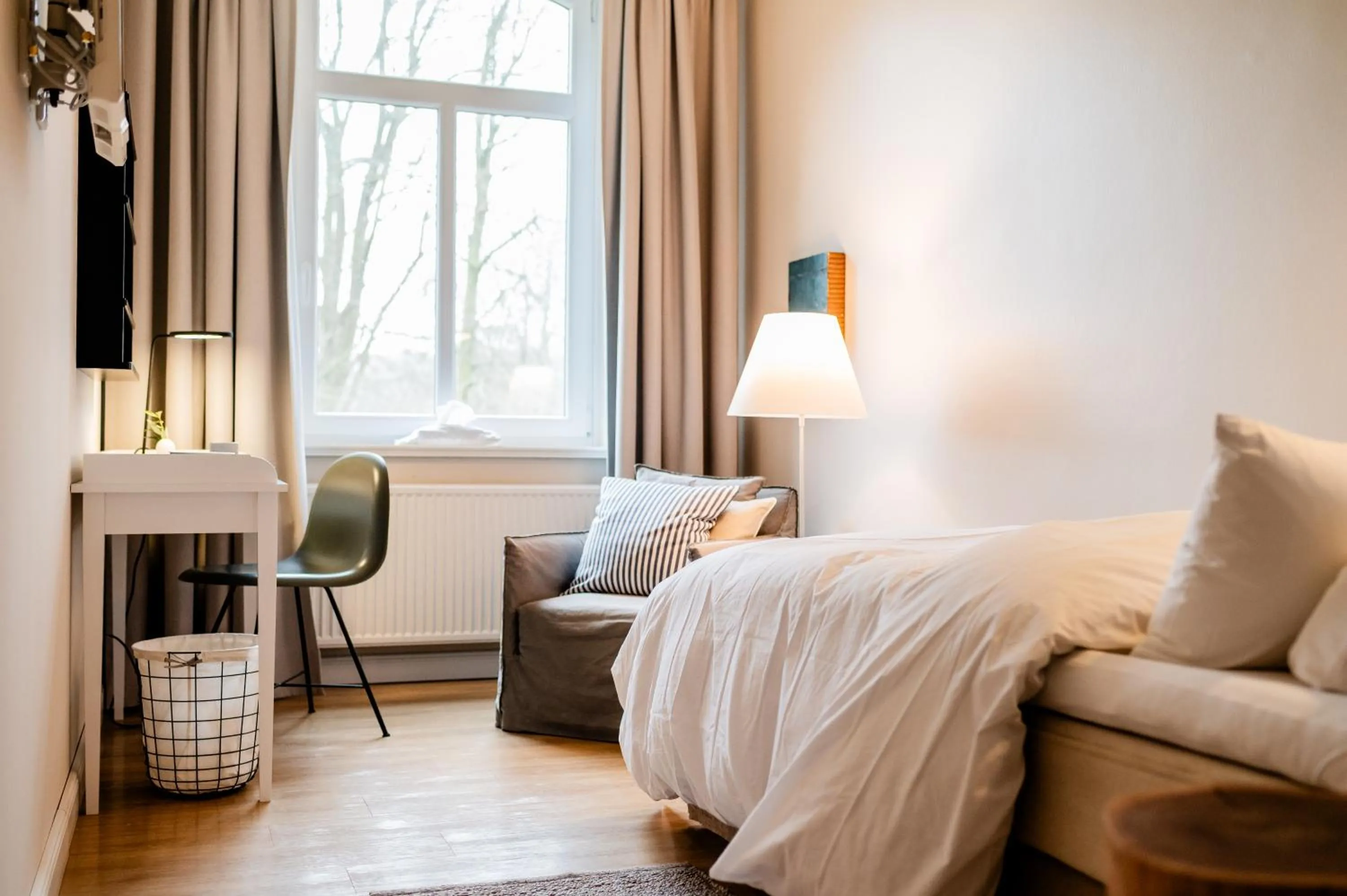 Bed in Aarskogs Boutique Hotel