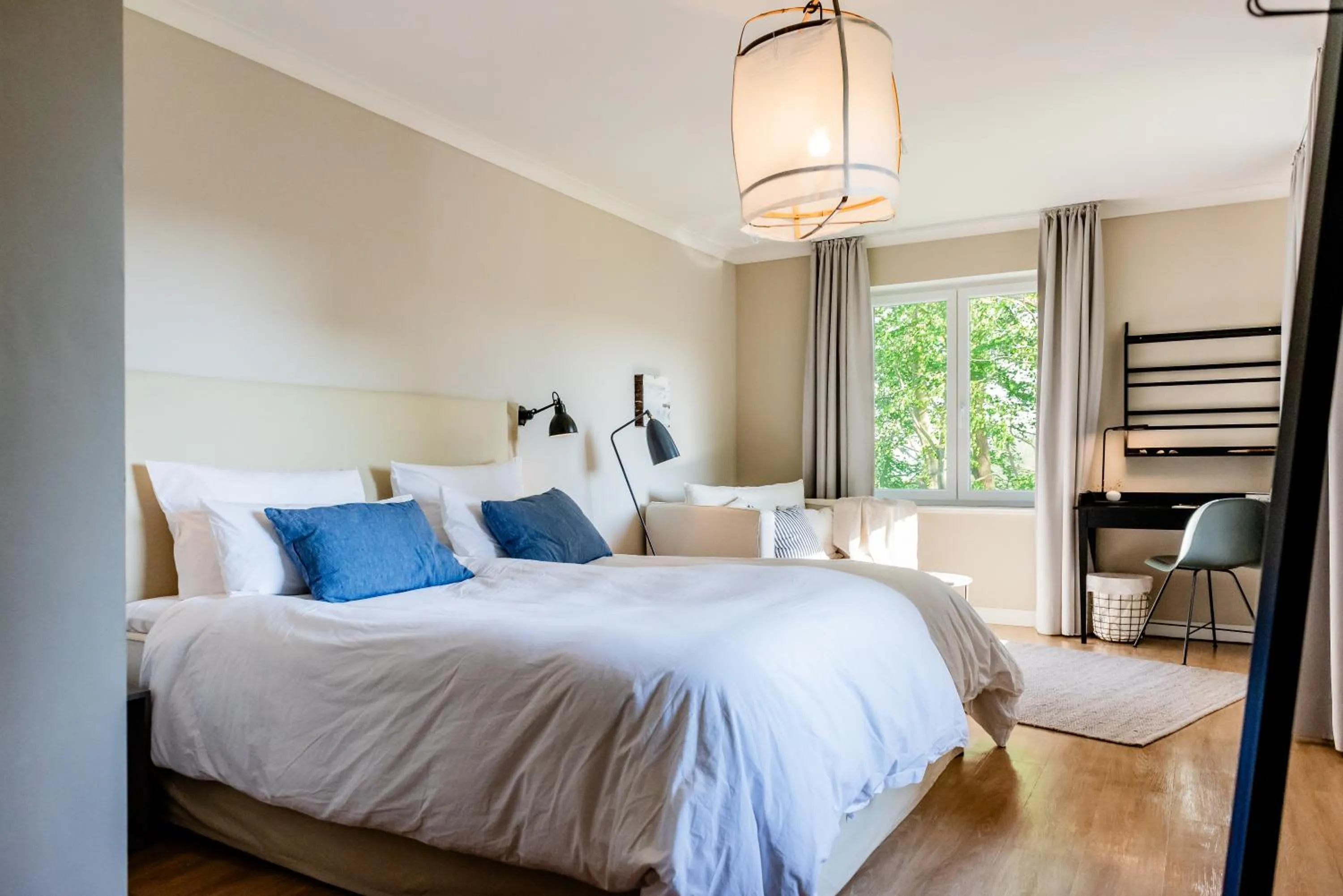 Bed in Aarskogs Boutique Hotel