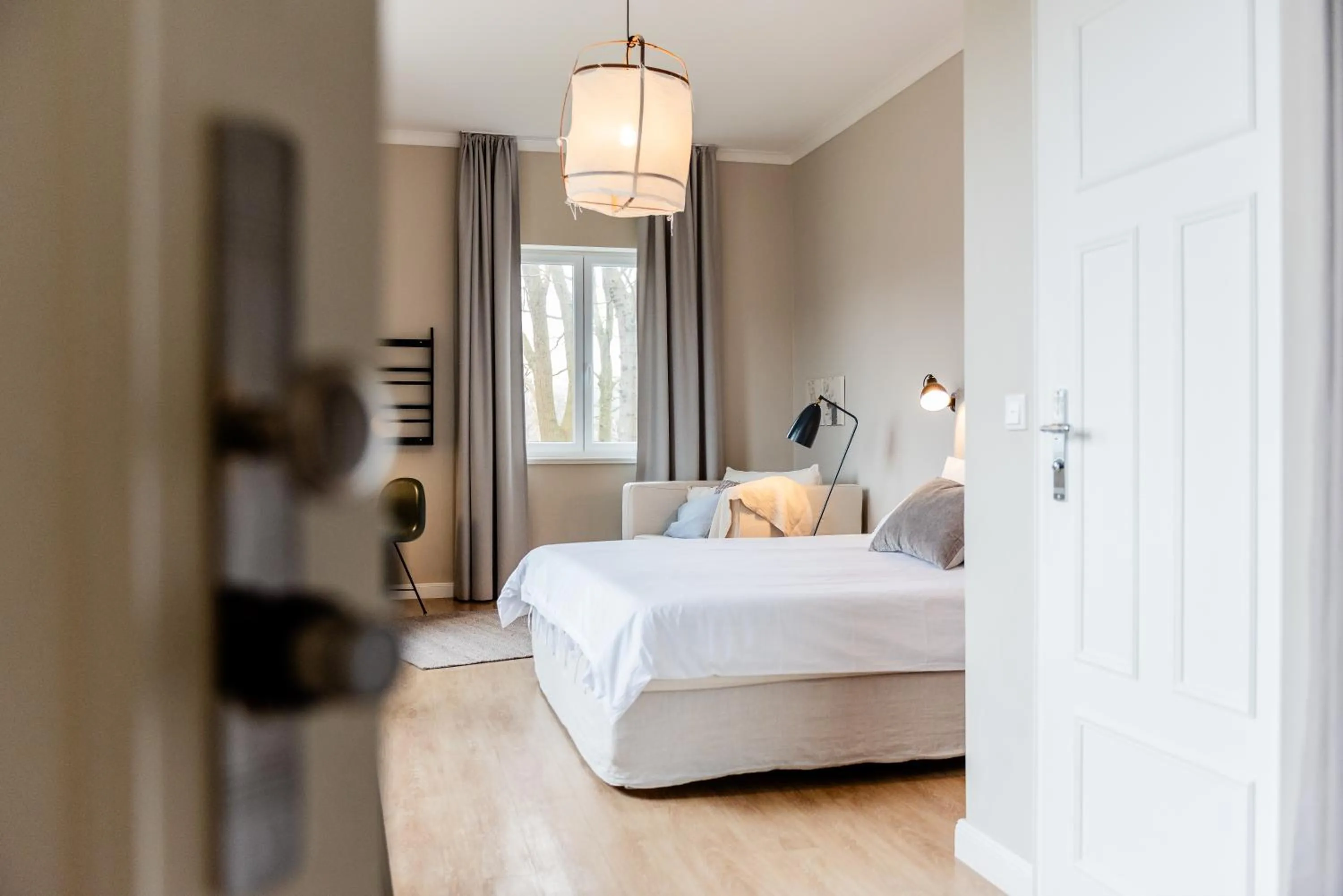 Bed in Aarskogs Boutique Hotel