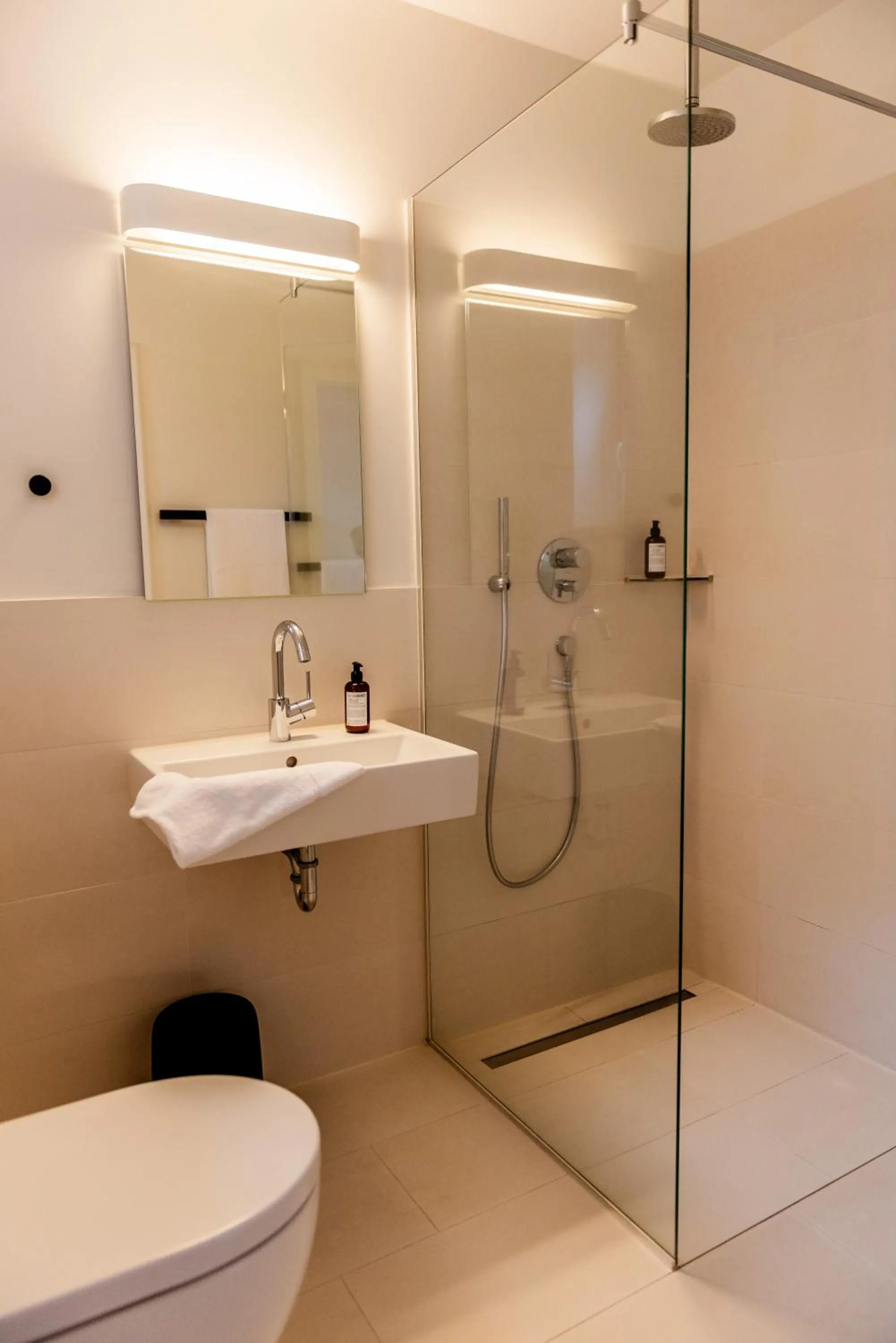 Shower in Aarskogs Boutique Hotel