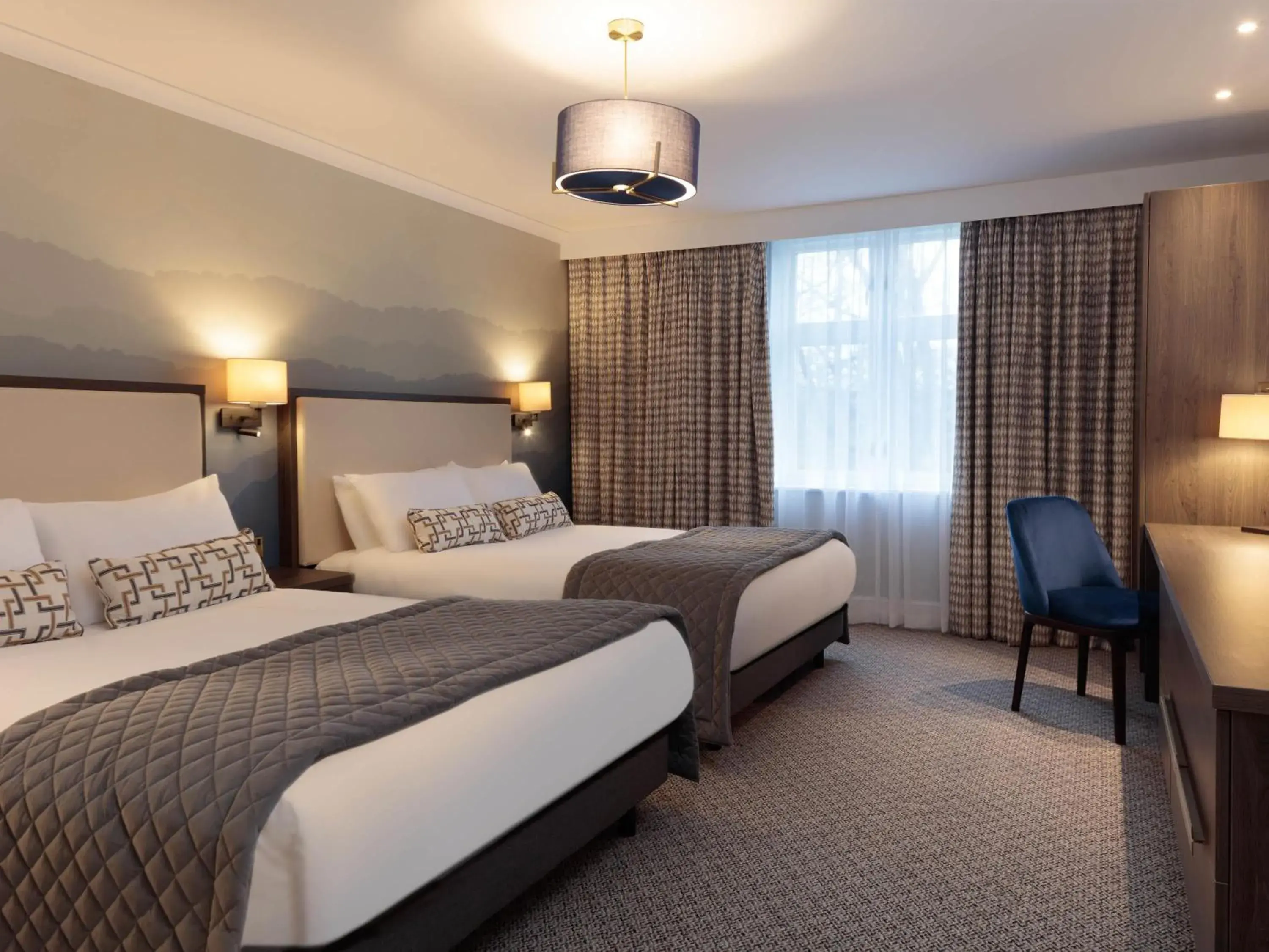 Bedroom, Bed in Mercure Blackburn Dunkenhalgh Hotel & Spa Bedroom, Bed in Mercure Blackburn Dunkenhalgh Hotel & Spa
