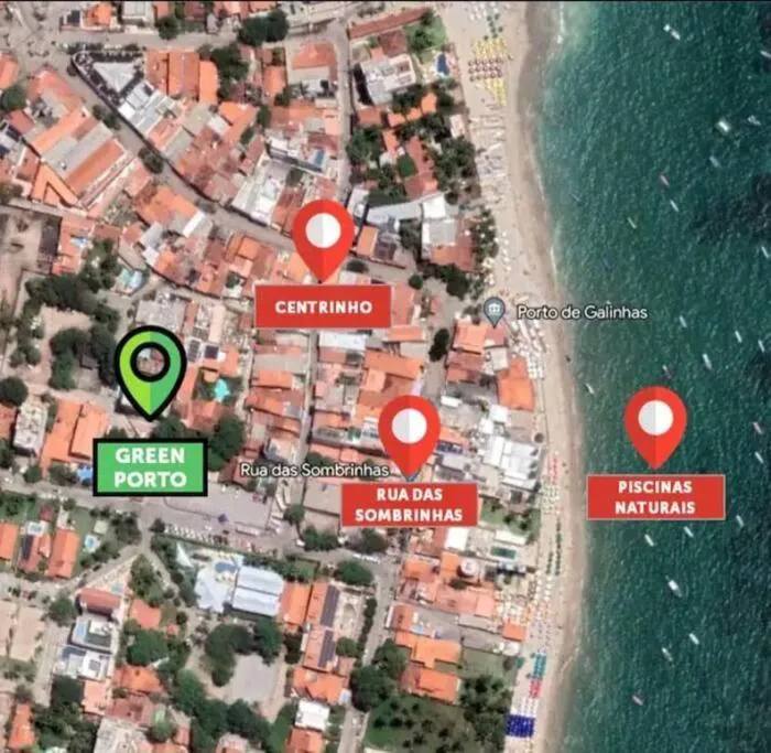 Flat com Rooftop à 100metros das Piscinas Naturais