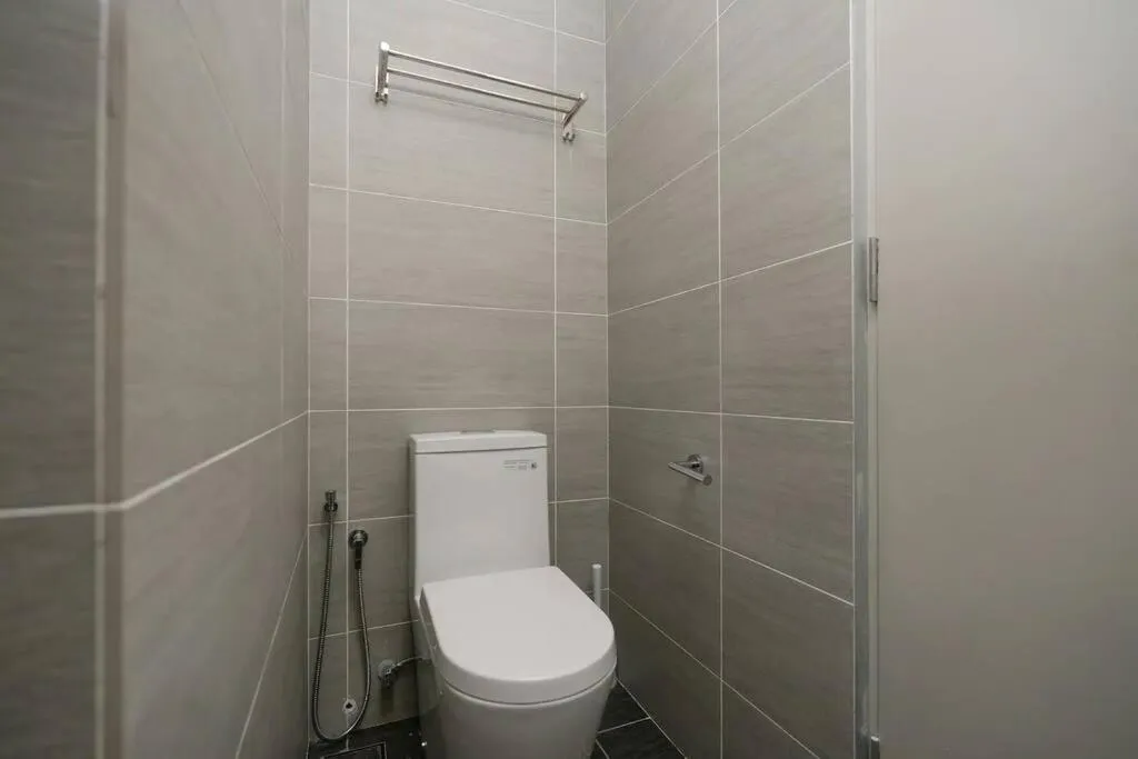 Shower in Cozy Skyline Retreat at Trion KL, Level 63