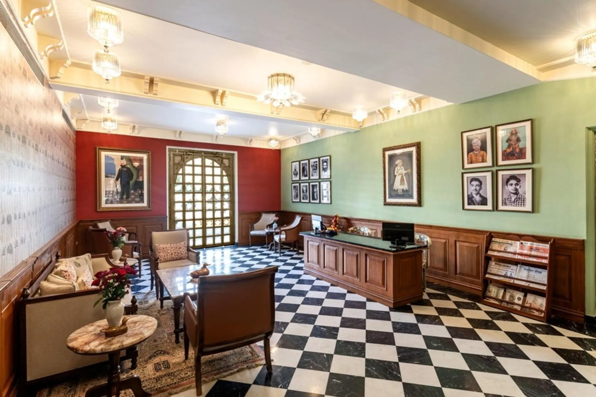 Lobby or reception in Chunda Haveli