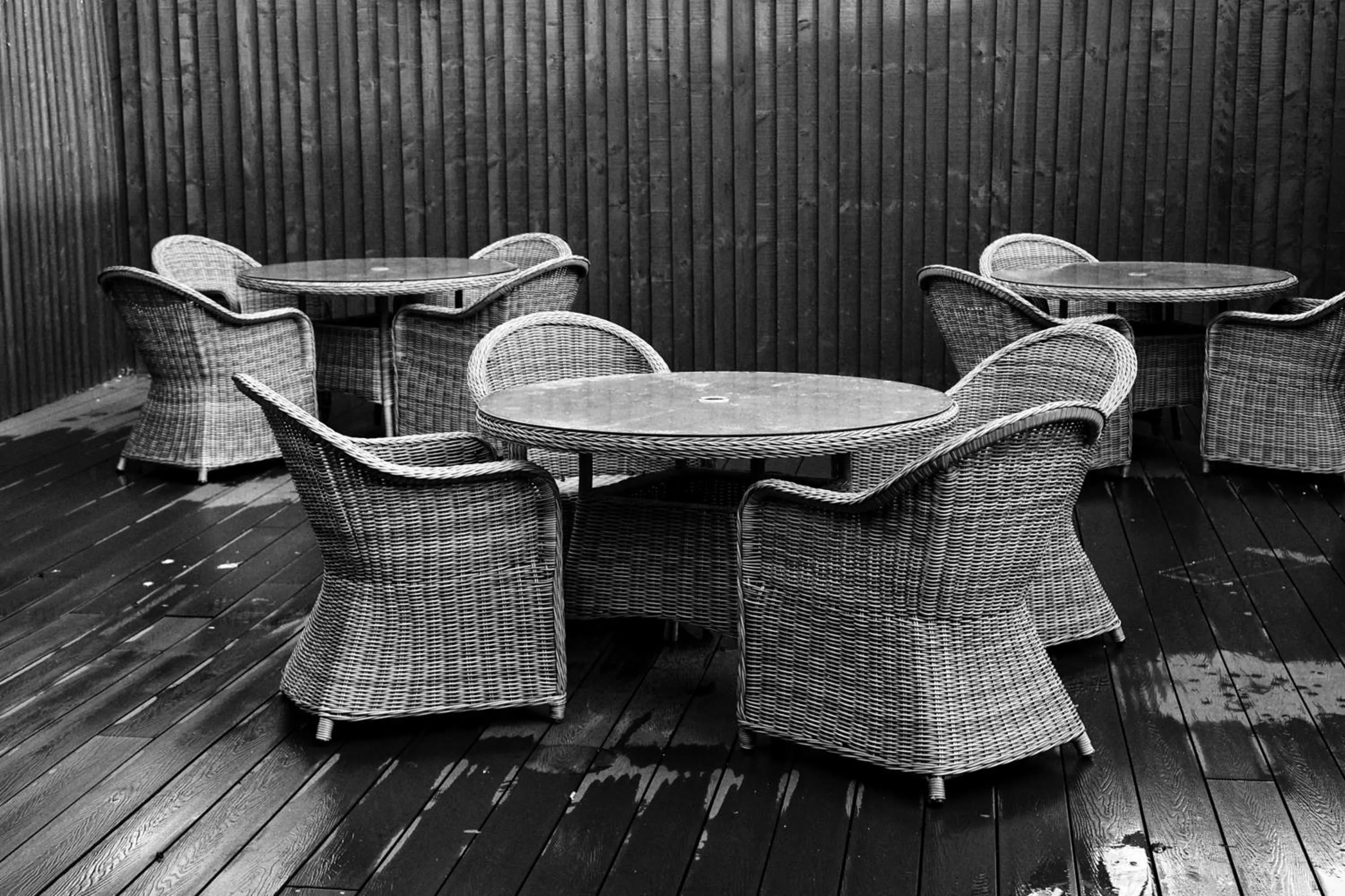 Patio in Britannia Hotel Aberdeen