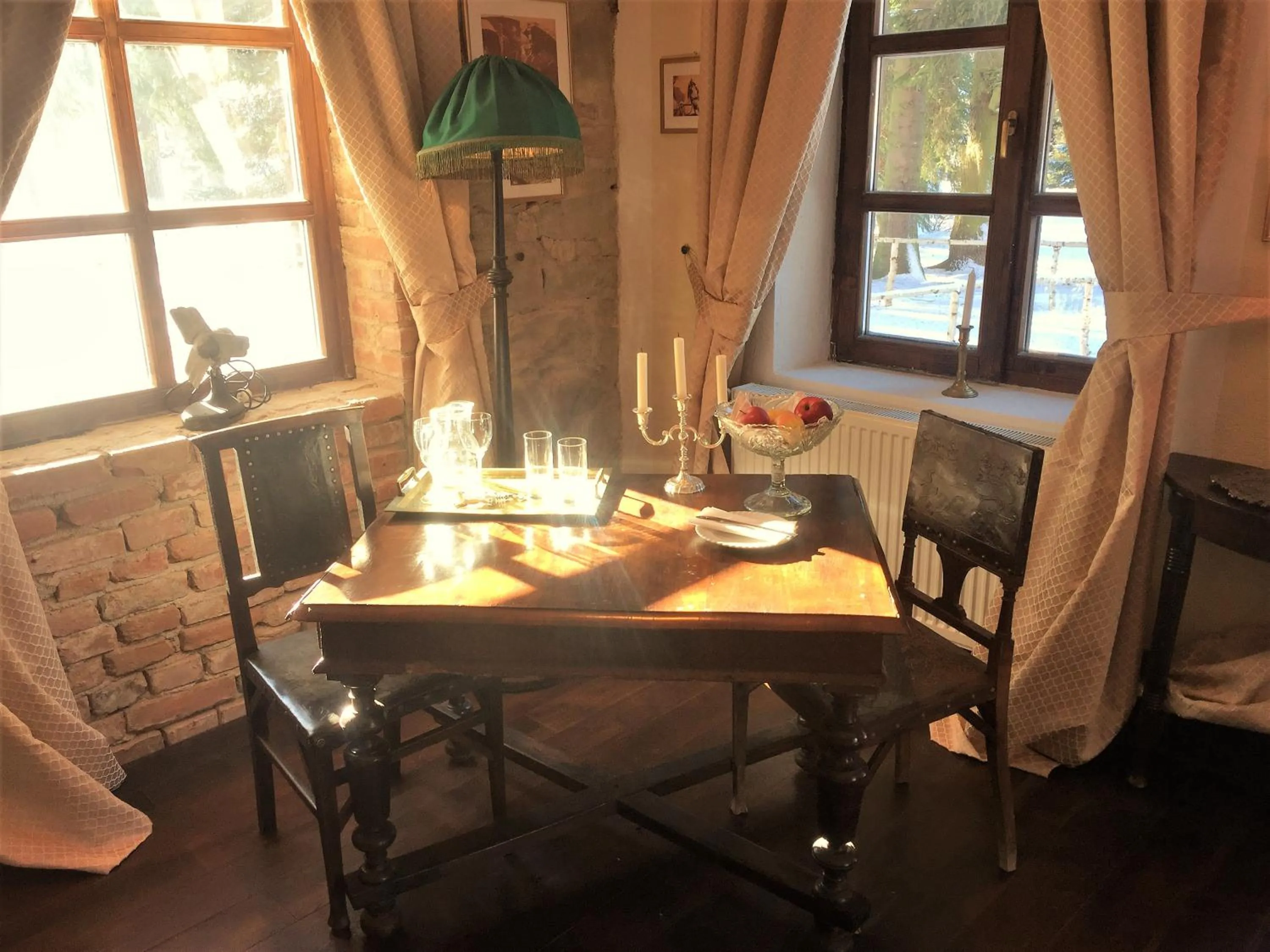 Dining area in Zabola Estate - Transylvania