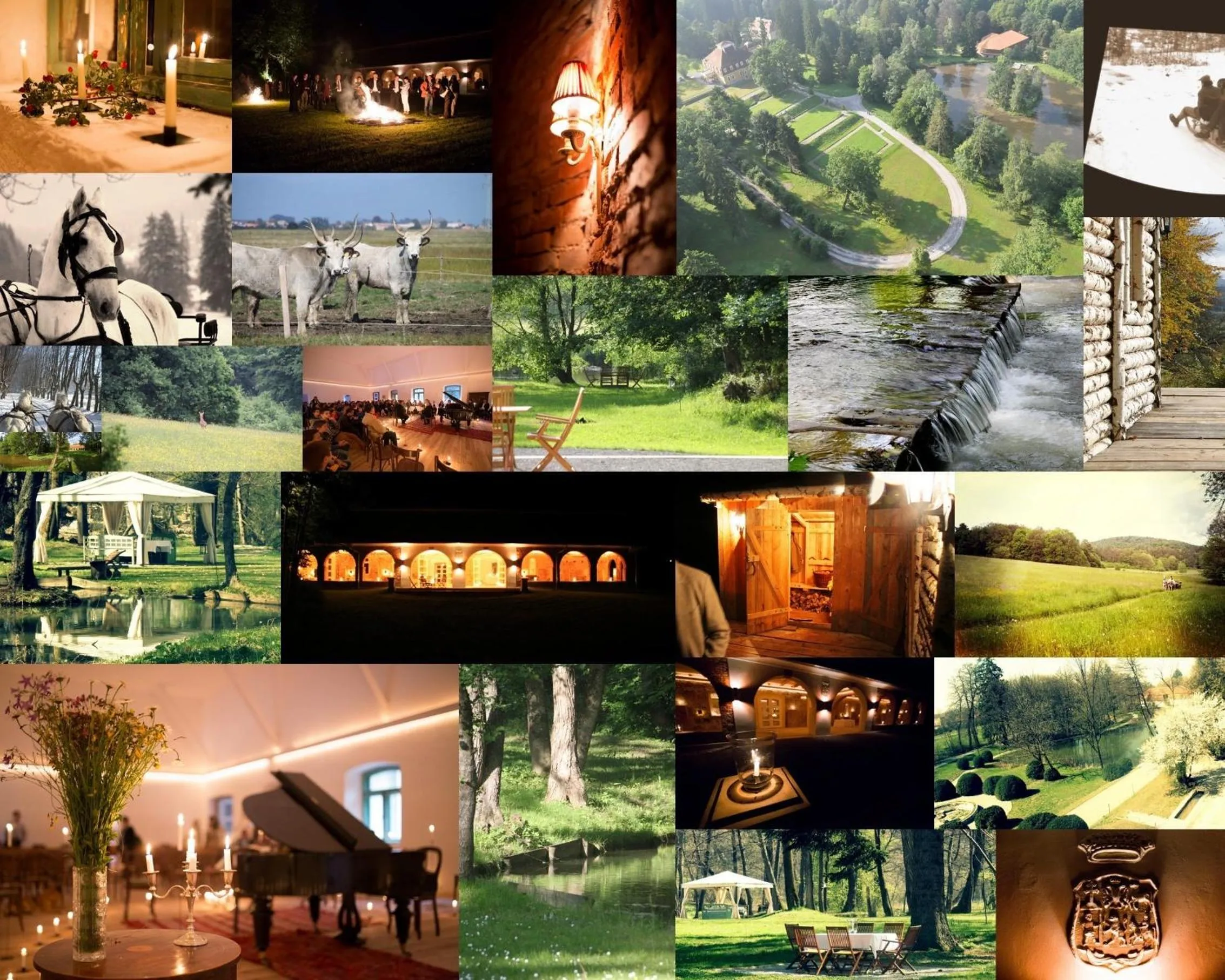 Bird's eye view in Zabola Estate - Transylvania