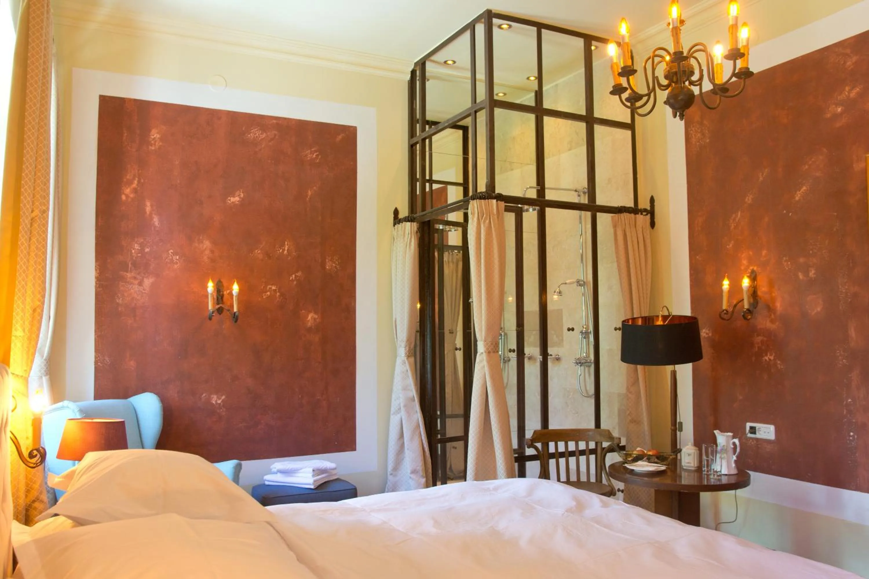 Bathroom, Bed in Zabola Estate - Transylvania