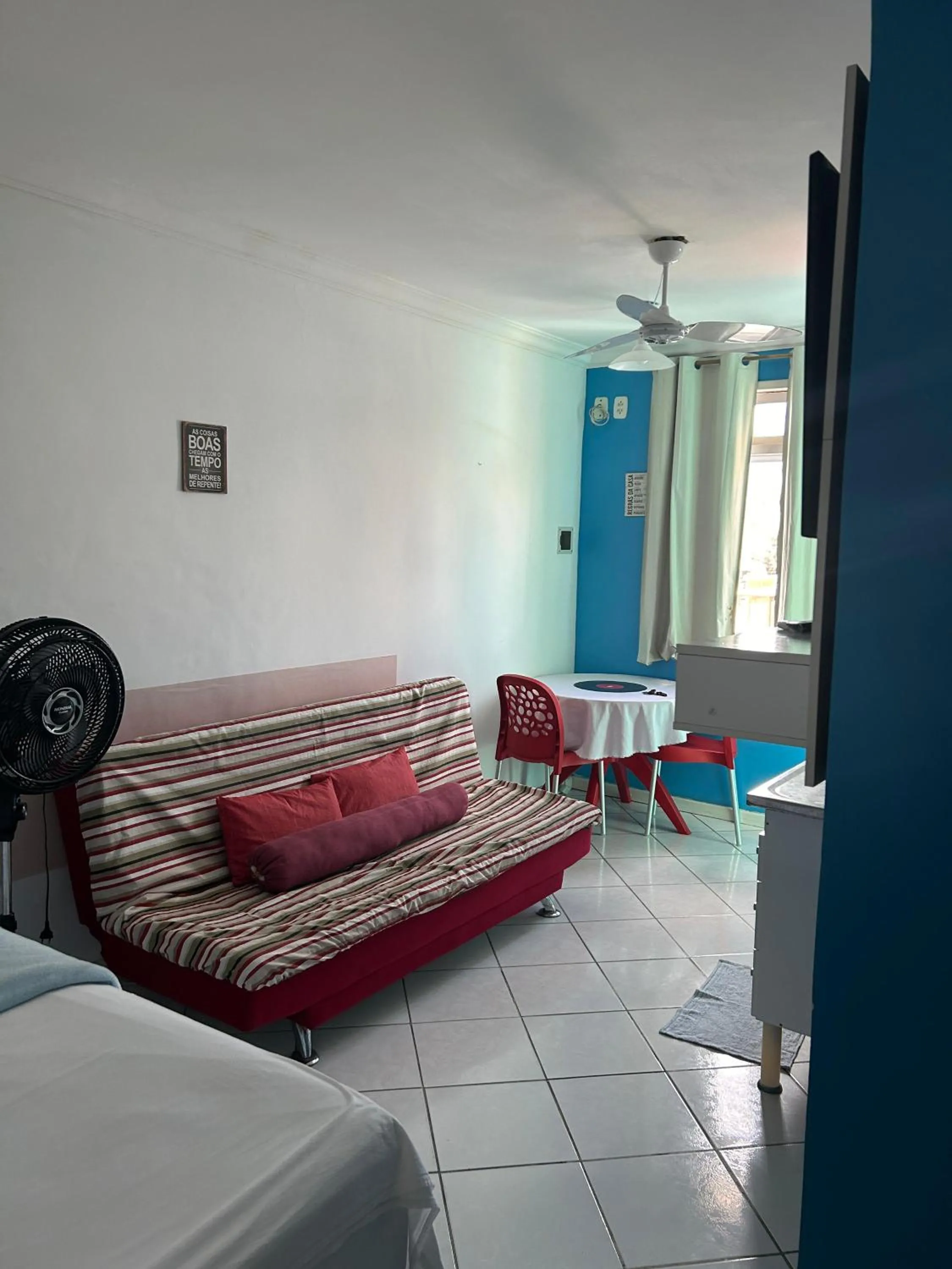 Loft inteiro, aconchegante.
