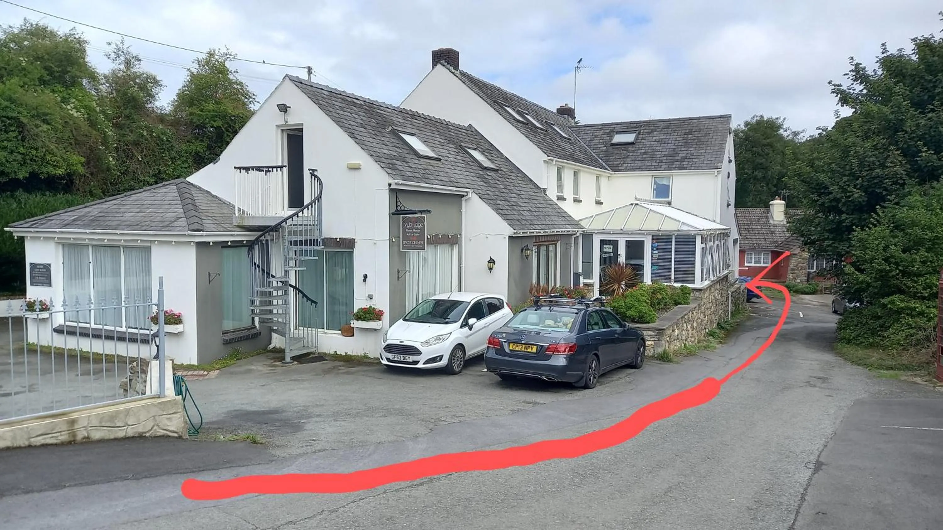 Parking in Ivybridge Guesthouse