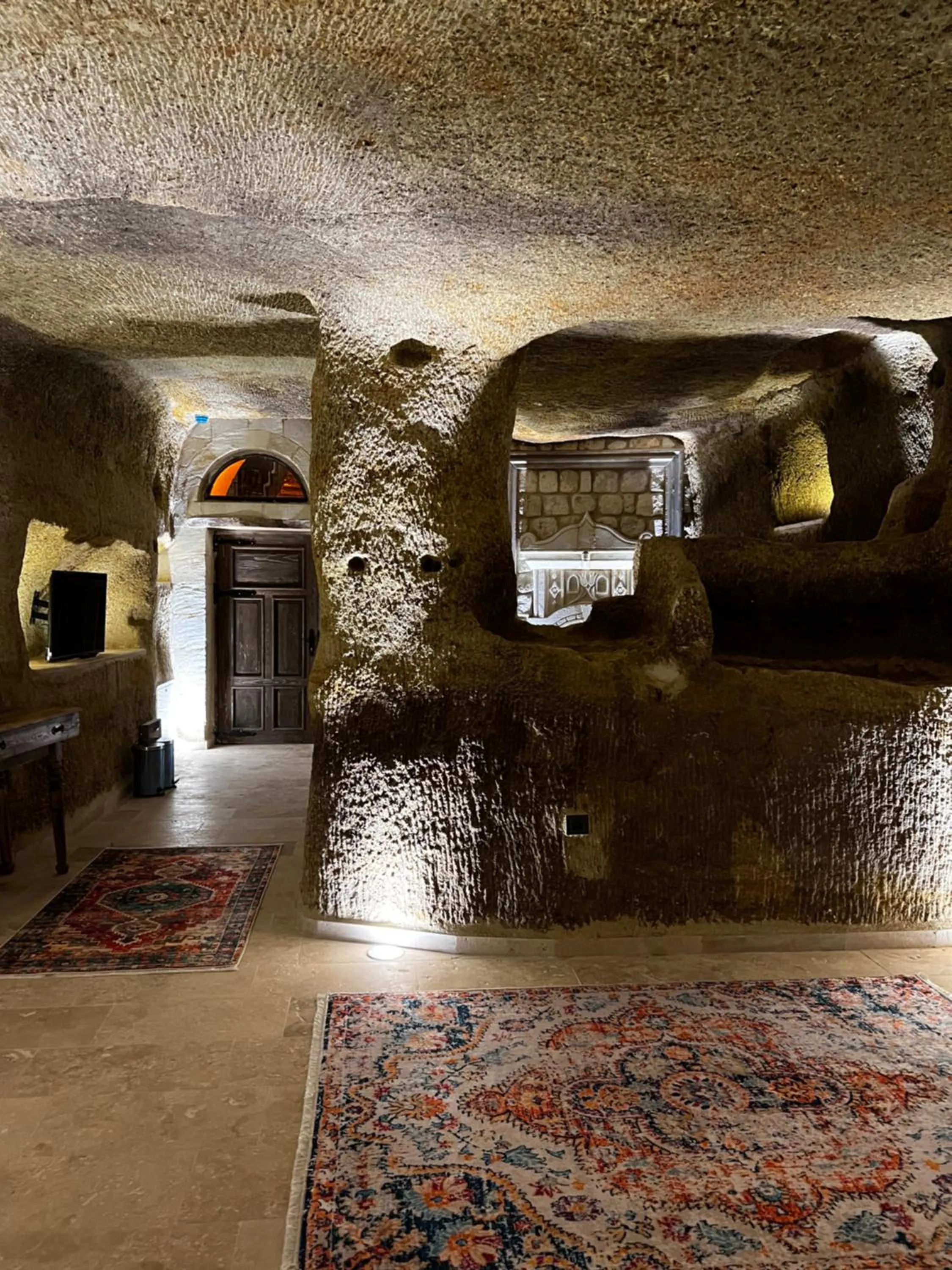 Seating area in Chakra Special Caves