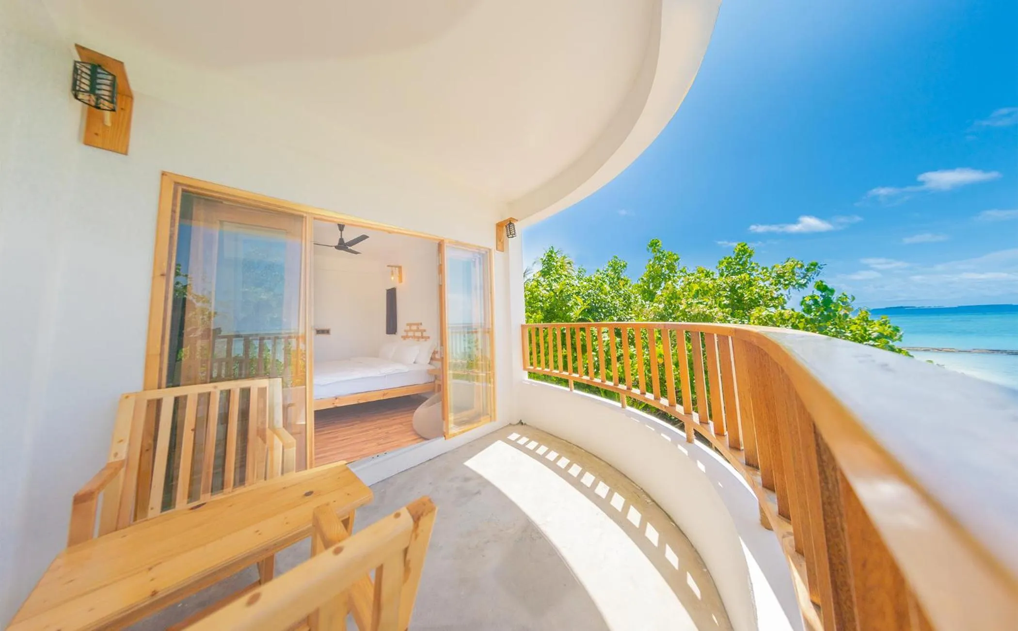 Balcony/Terrace in Manta Sea View Himandhoo