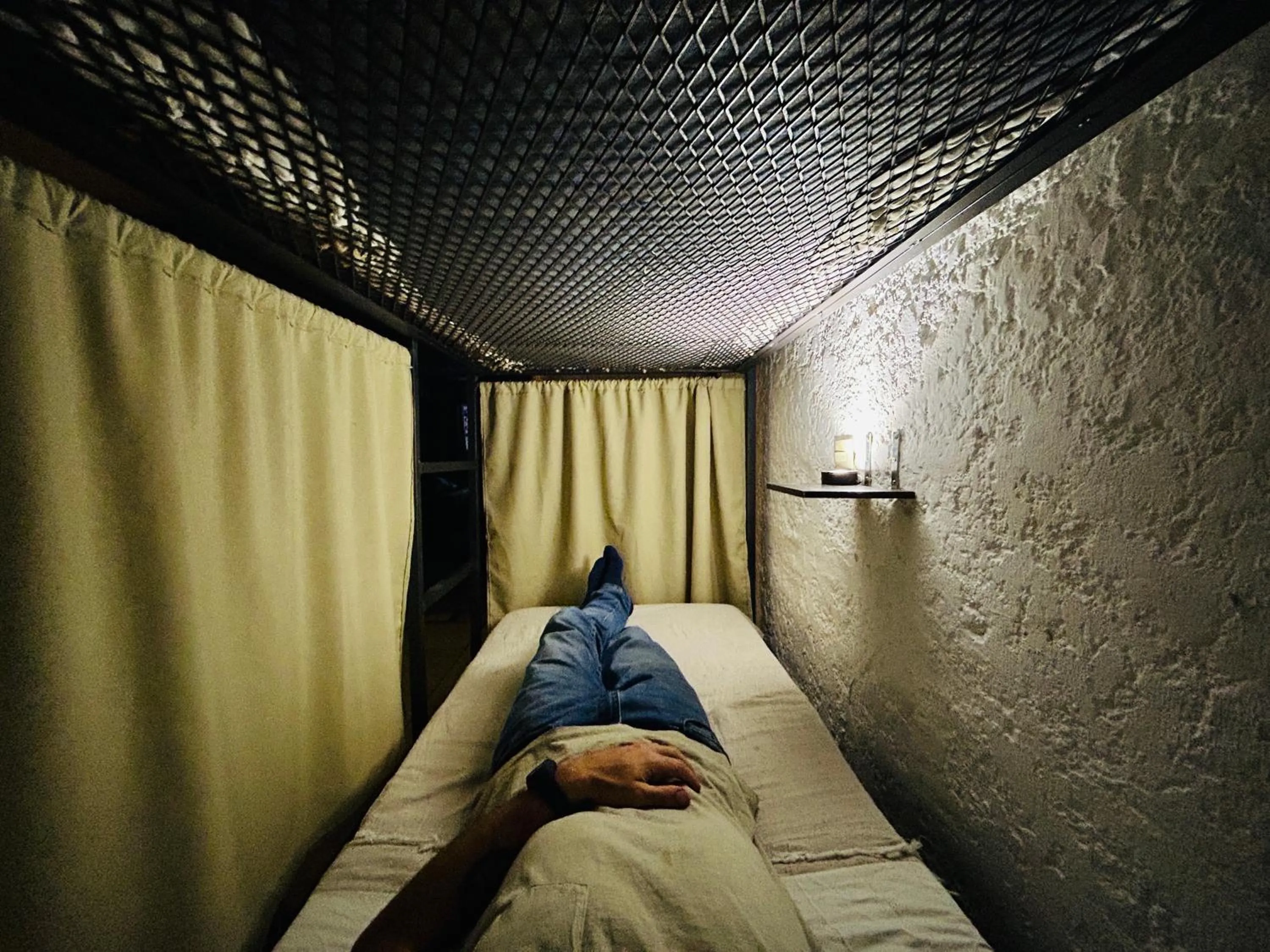 Single Bed in Dormitory Room in Hostel Bohemian