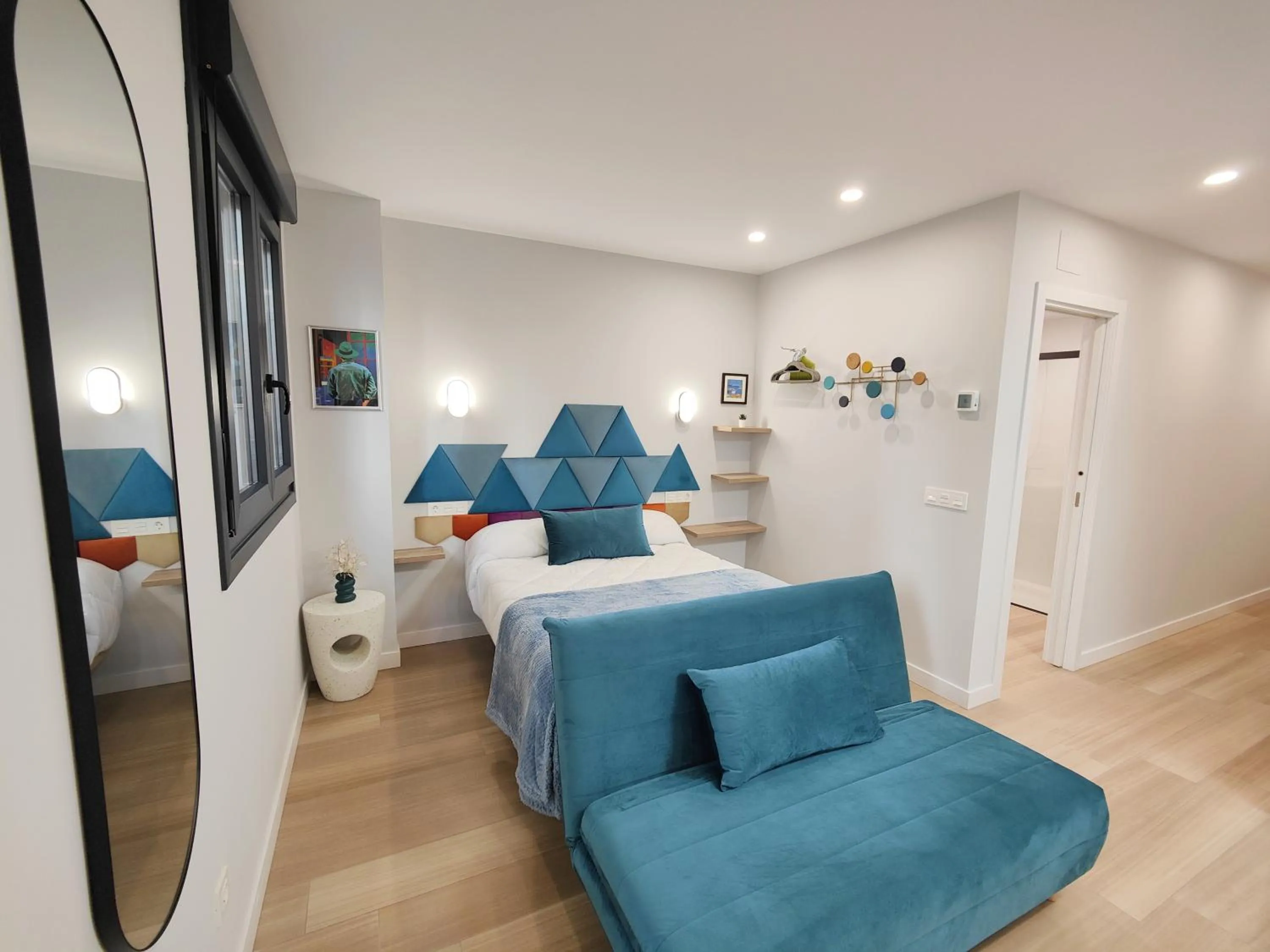 Bed in Apartamentos Centro Oviedo Caveda