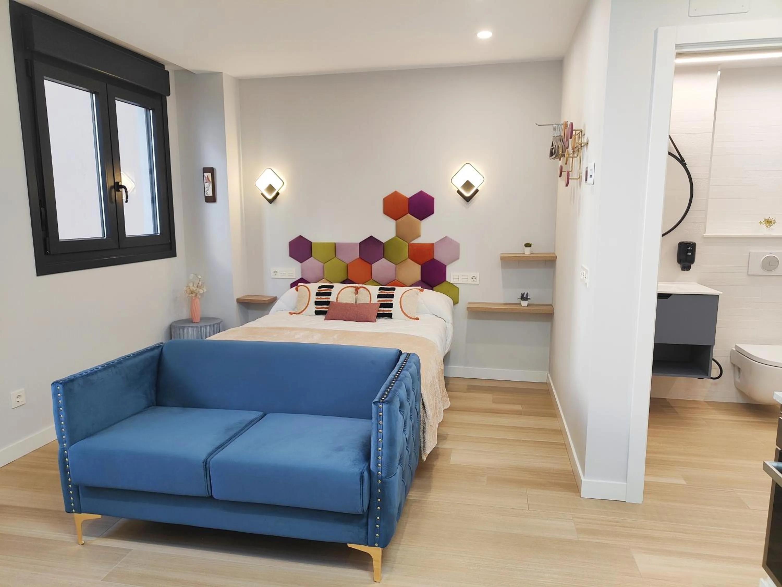 Bed in Apartamentos Centro Oviedo Caveda