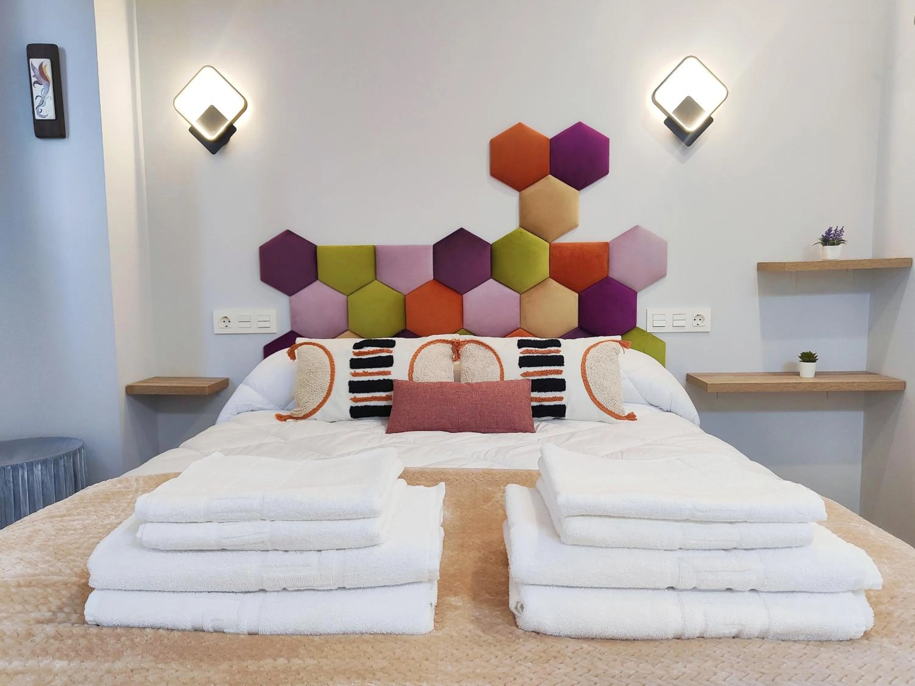 Bed in Apartamentos Centro Oviedo Caveda