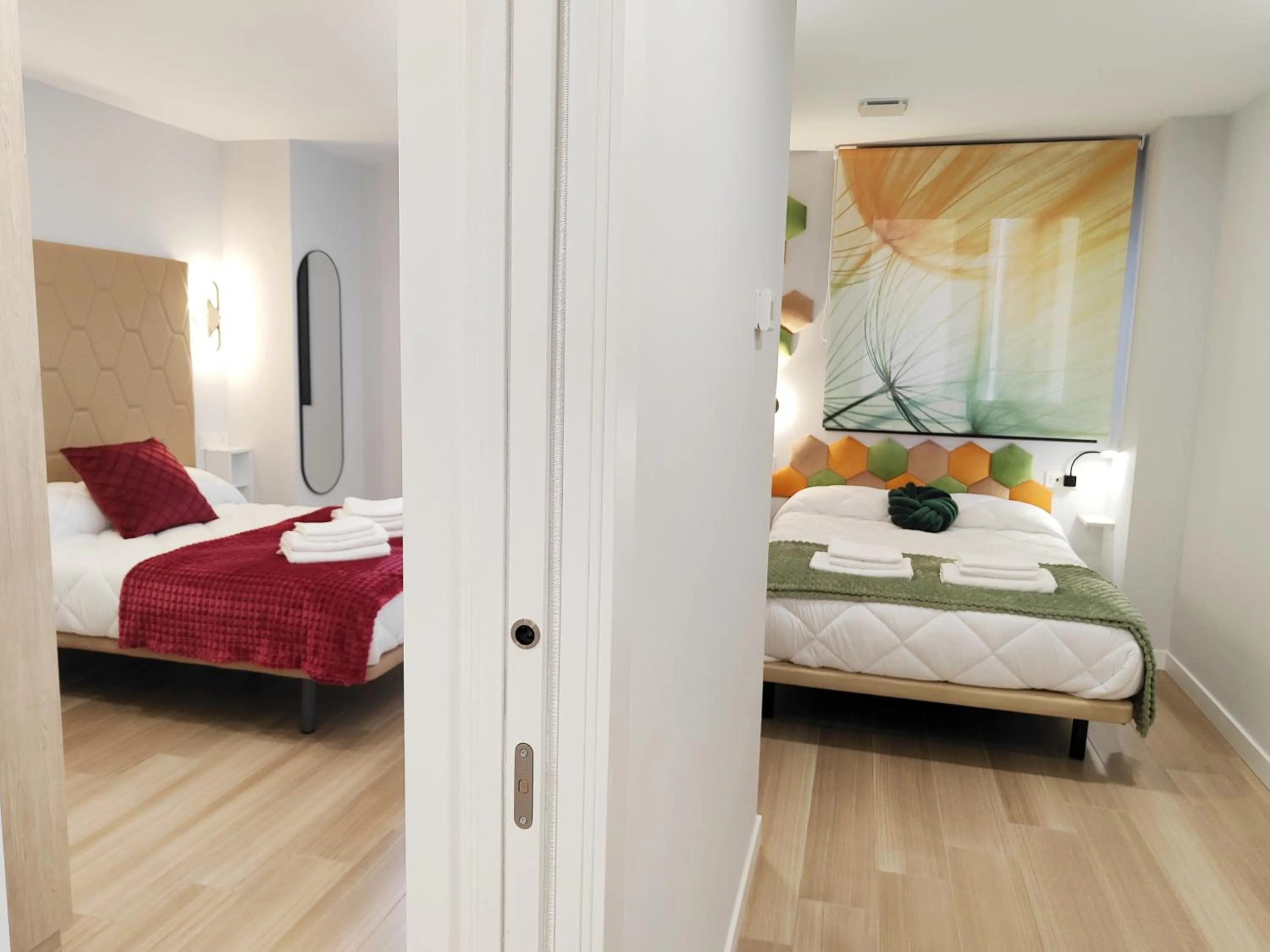 Bed in Apartamentos Centro Oviedo Caveda