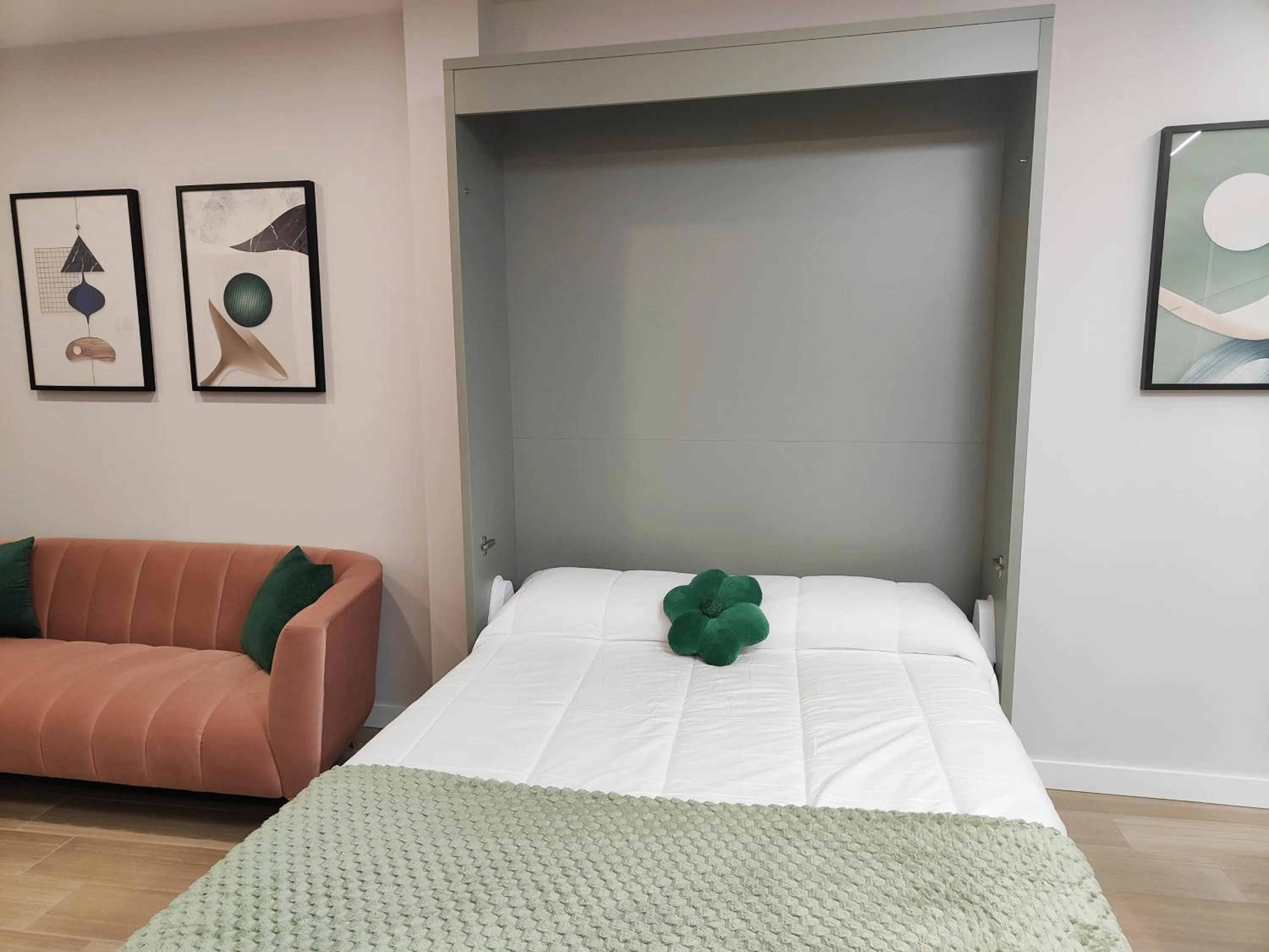 Bed in Apartamentos Centro Oviedo Caveda