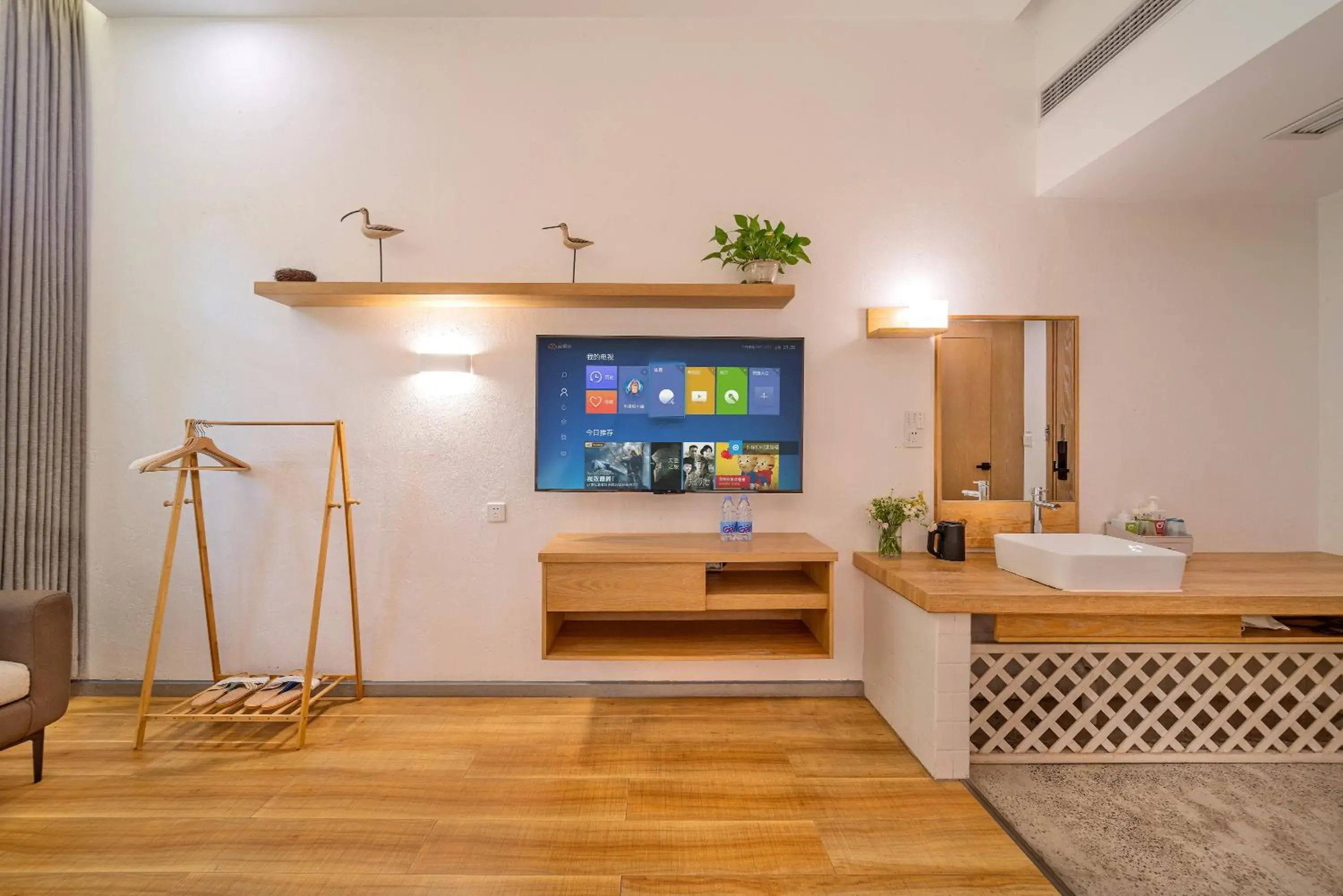 Courtyard Twin Room in Wuyu Hotel Chongqing Southwest University & Jialing Riverside Courtyard Twin Room in Wuyu Hotel Chongqing Southwest University & Jialing Riverside