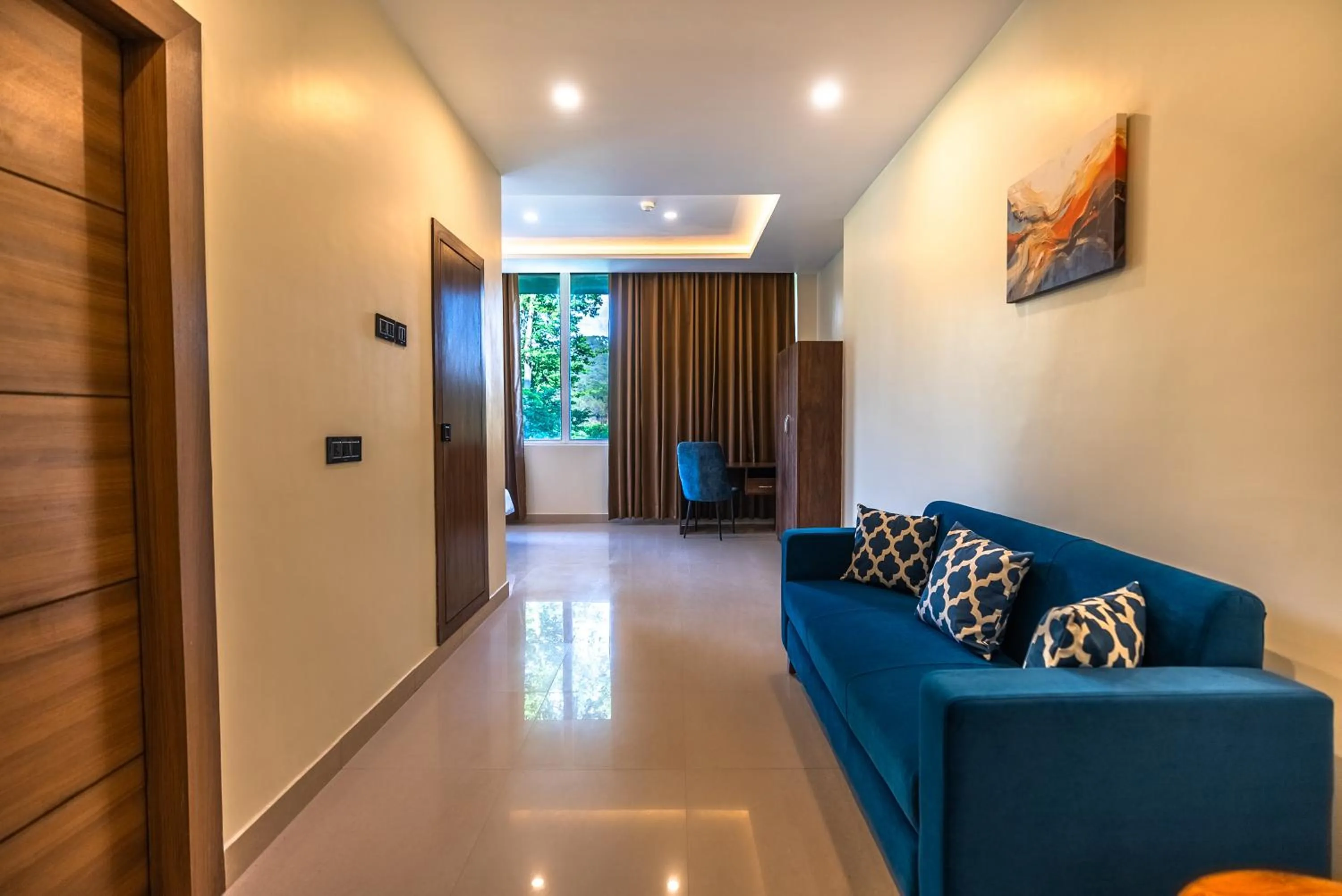 Seating area in Aotel by Clarks Inn Palampur